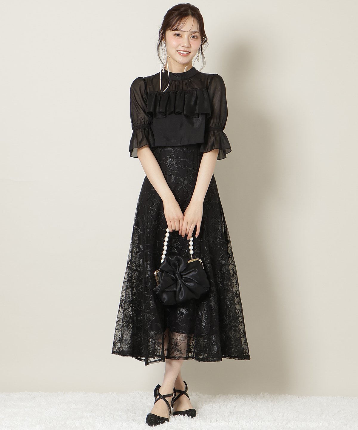 WILLSELECTION｜フラワーレースキャミワンピース | Rakuten Fashion