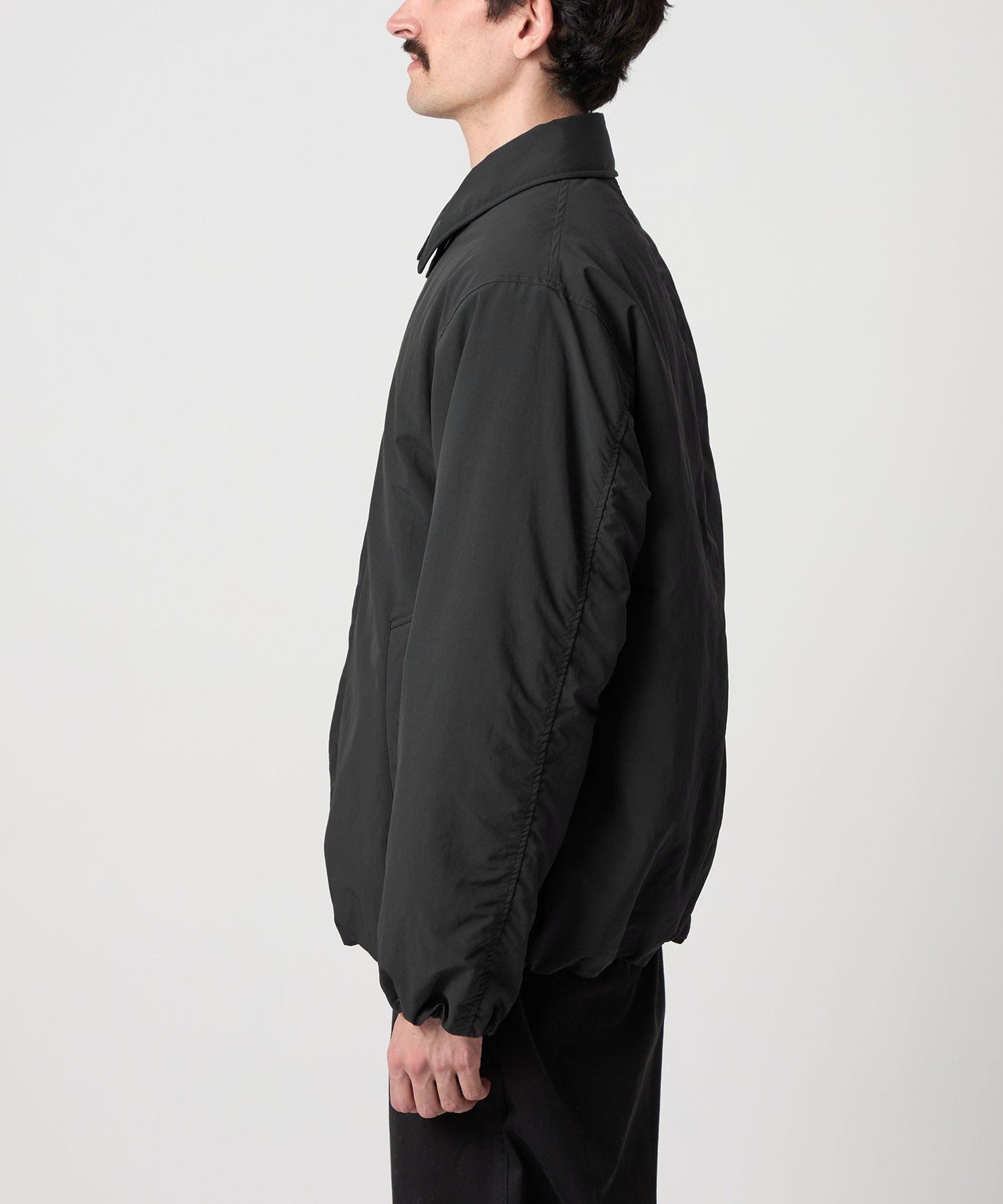 Steven Alan ダルマ バルカラー ジャケット ブラック 24aw Steven Alan＞ ダルマ バルカラー ジャケット