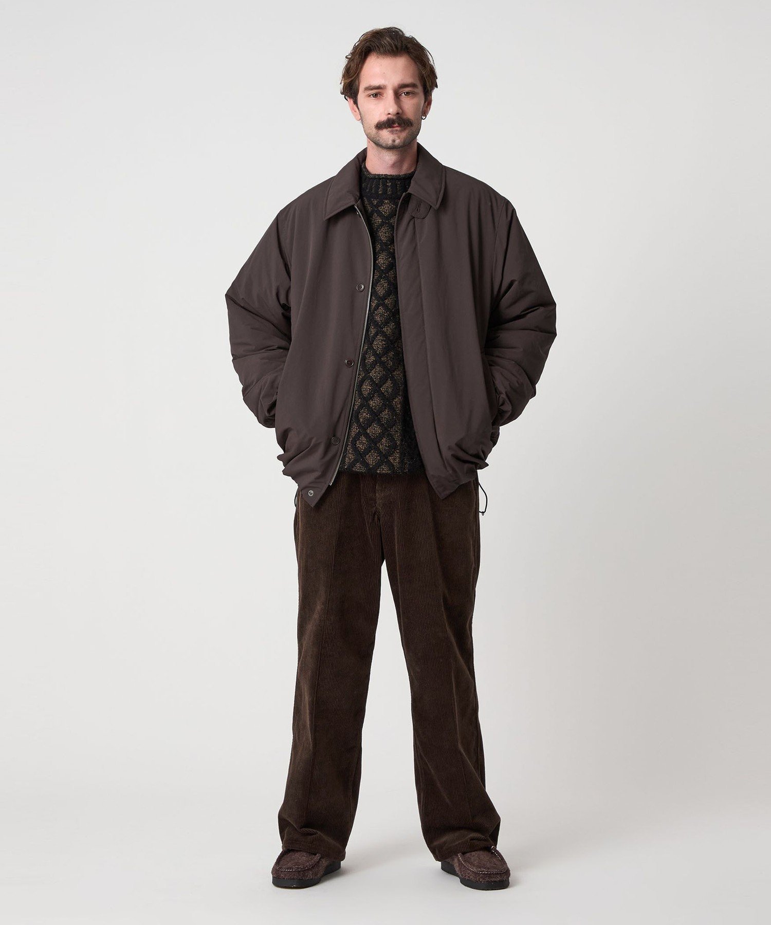 steven alan ダルマ バルカラー ジャケット ブラック Steven Alan＞ ダルマ バルカラー ジャケット