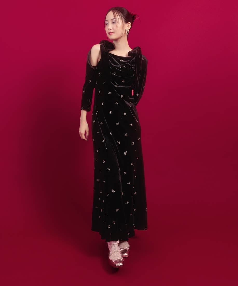 RANDA｜【Holiday Collection】ボレロセットリボンショルダー