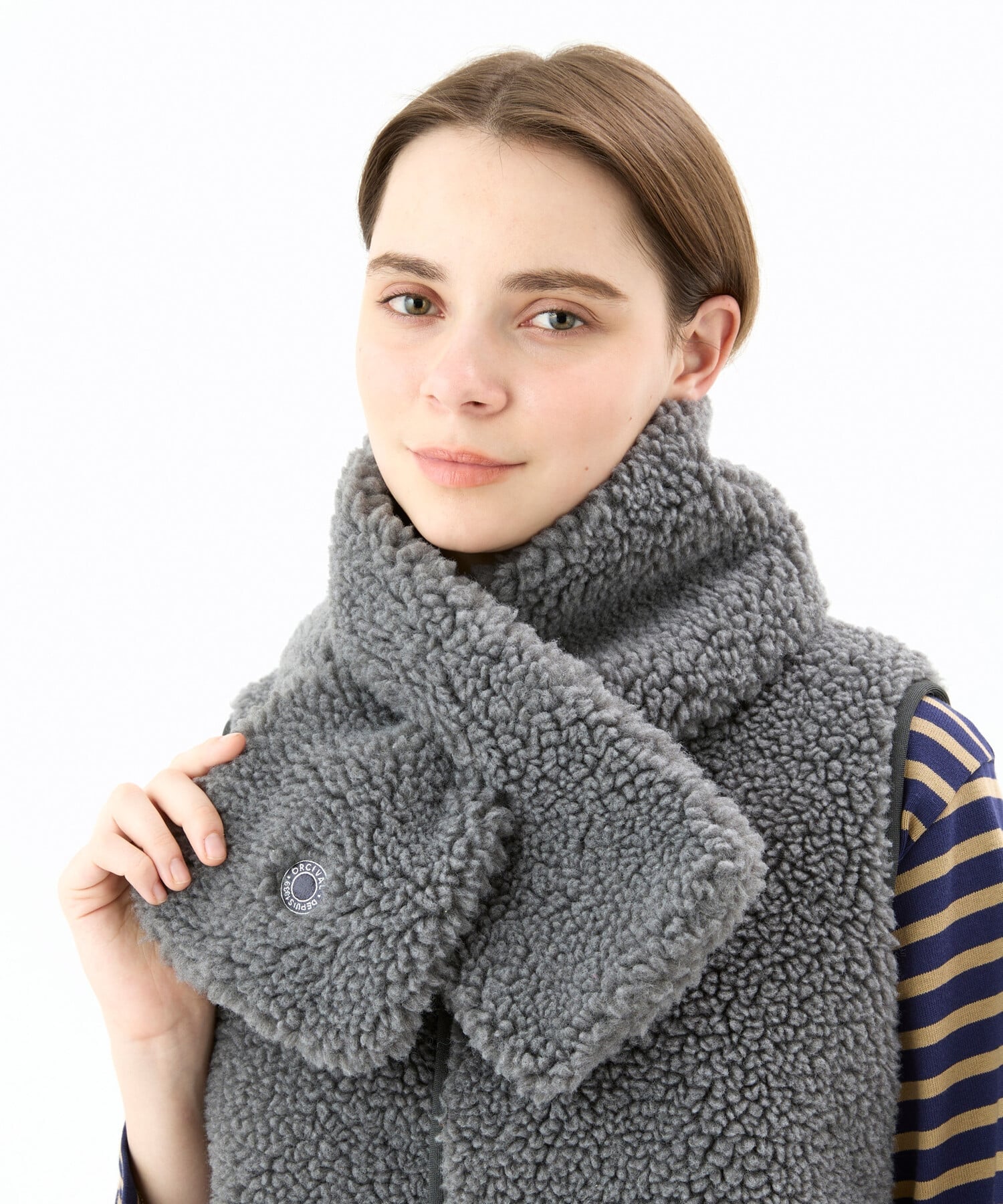 Bshop｜ORCIVAL | ボアフリース マフラー | Rakuten Fashion(楽天