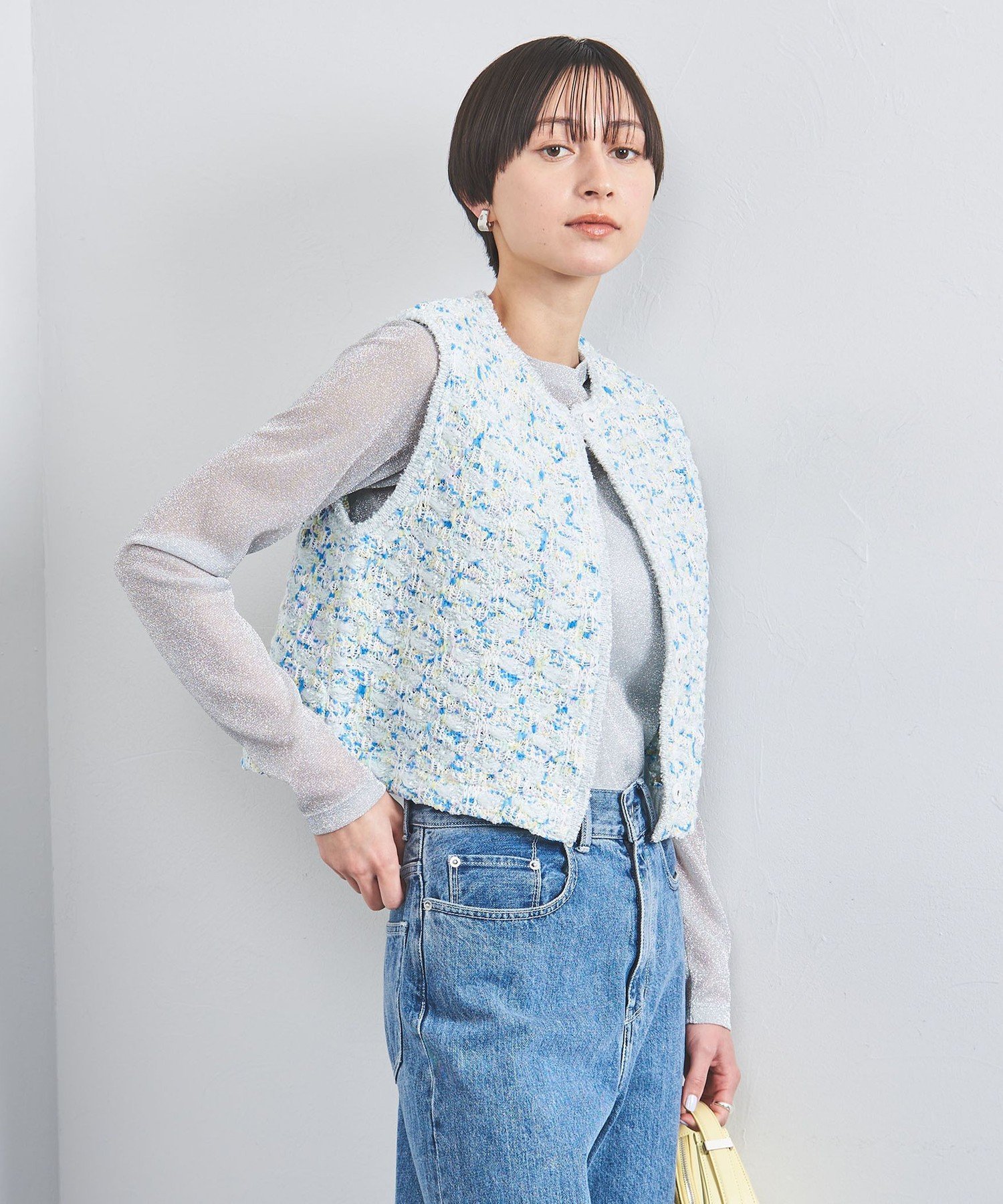 UNITED ARROWS LTD. OUTLET｜ミックスツイード ニットベスト | Rakuten