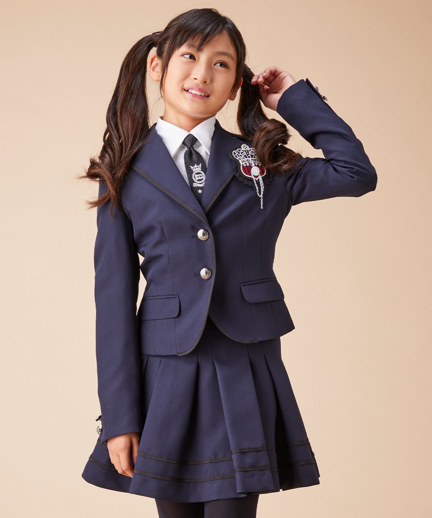 ROBE｜卒業式 セットアップ 女の子 5点セット 卒服 発表会 スーツ