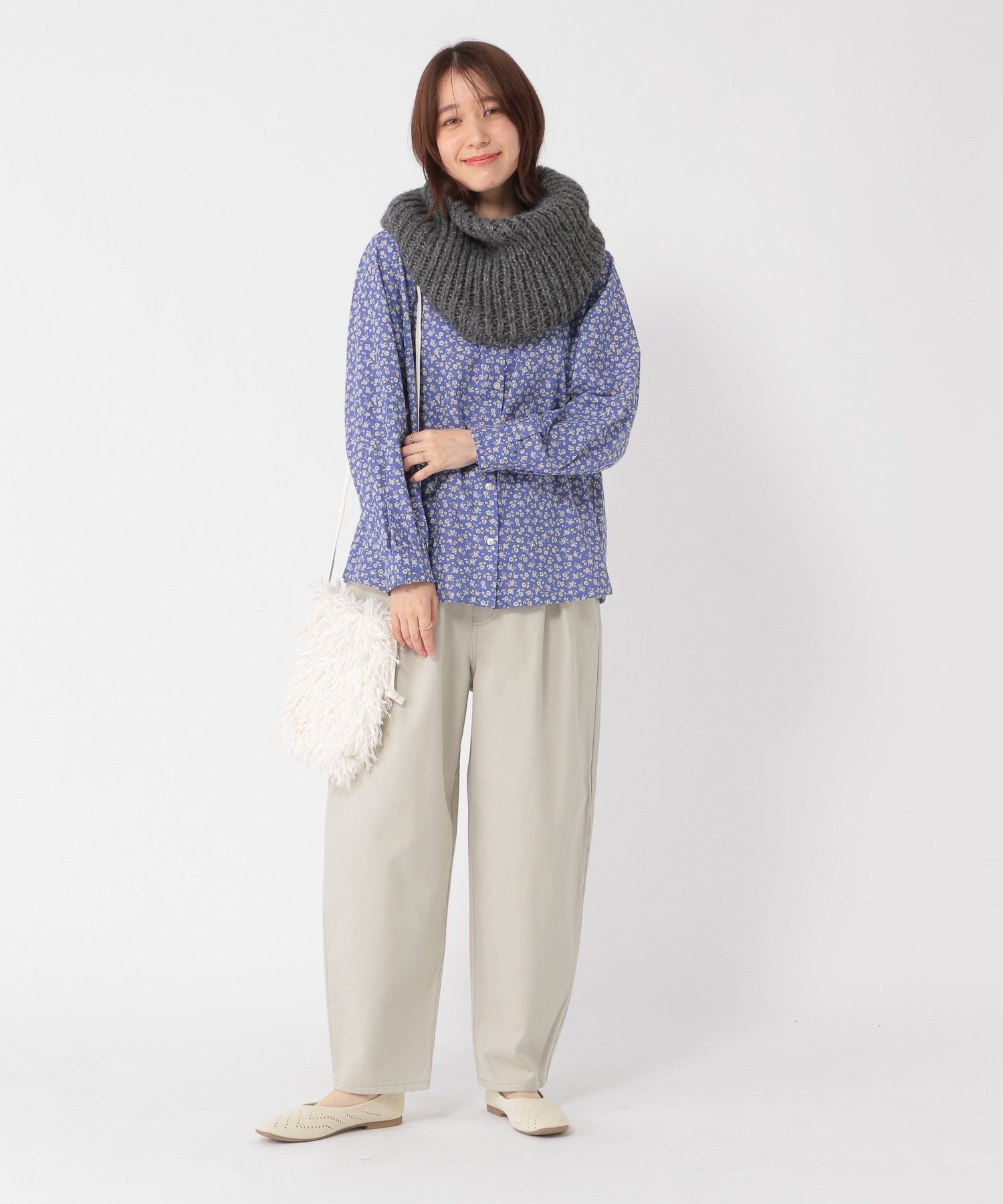 studio CLIP｜シングルガーゼ襟フリルブラウス | Rakuten Fashion(楽天