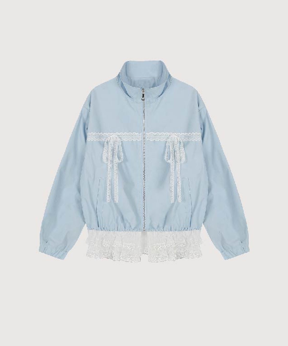 LA POMME petit｜Lace Stitching Zip Jacket | Rakuten Fashion(楽天