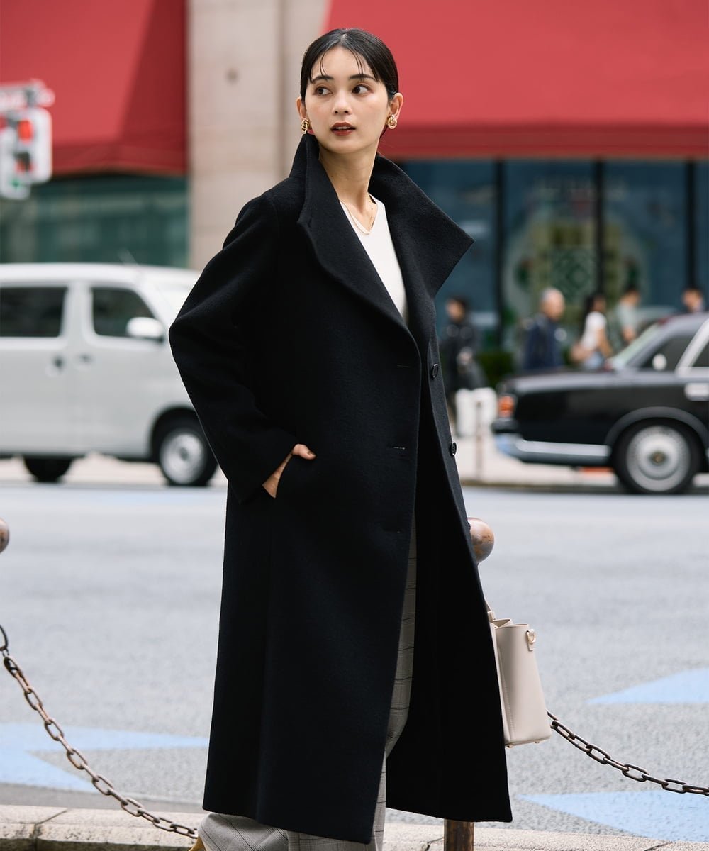 a.v.v｜【2WAY】折り返しラペルロングコート | Rakuten Fashion(楽天