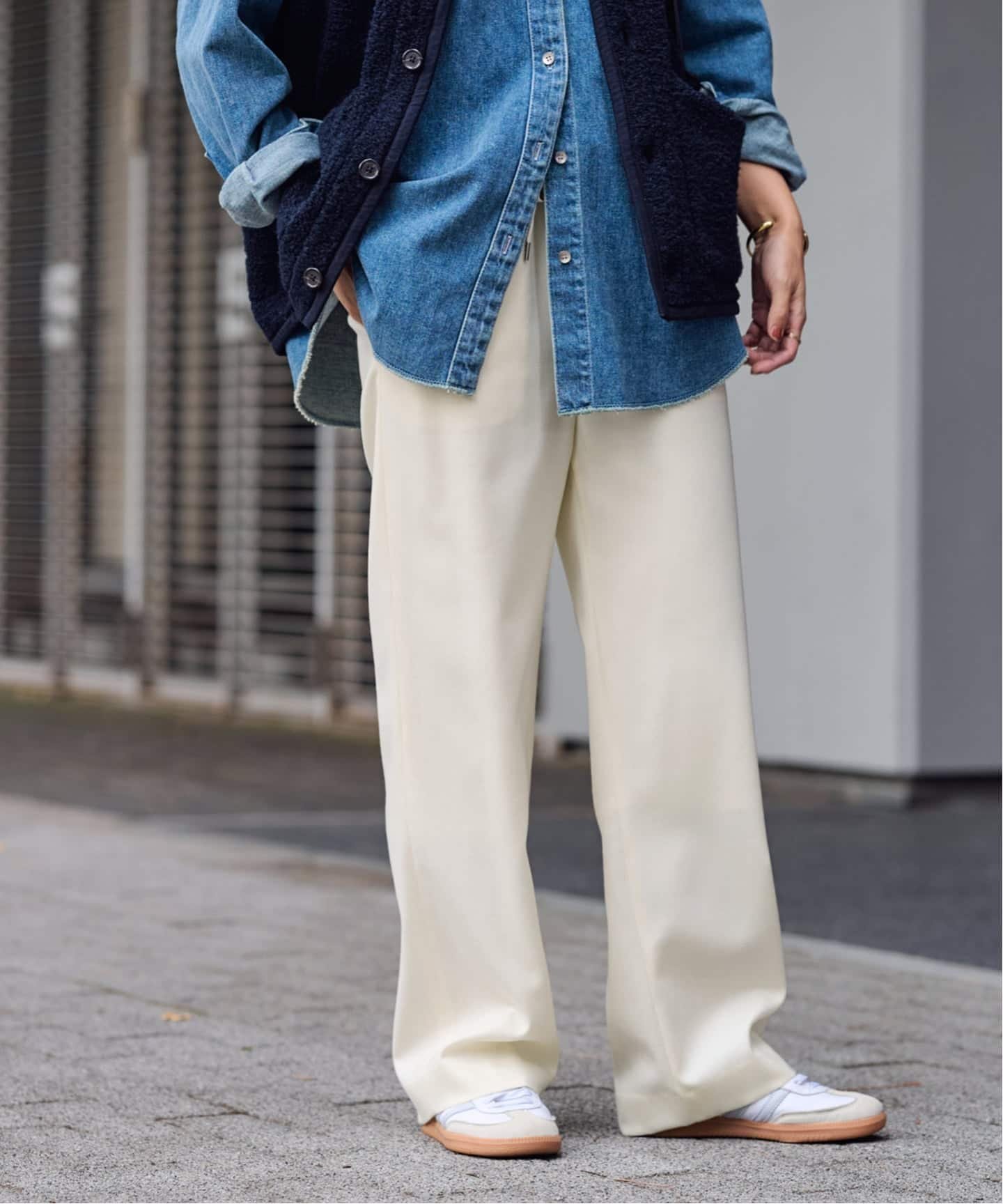 FRAMeWORK｜≪手洗い可 / 追加≫ウォッシャブルサキソニーイージー