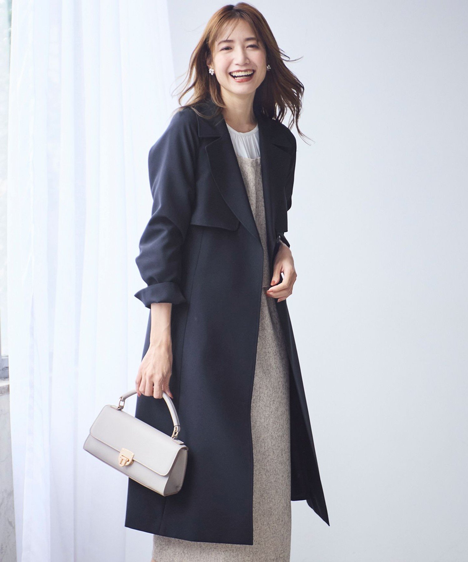 ANY SIS｜【洗える】Nobleライトトレンチ コート | Rakuten Fashion