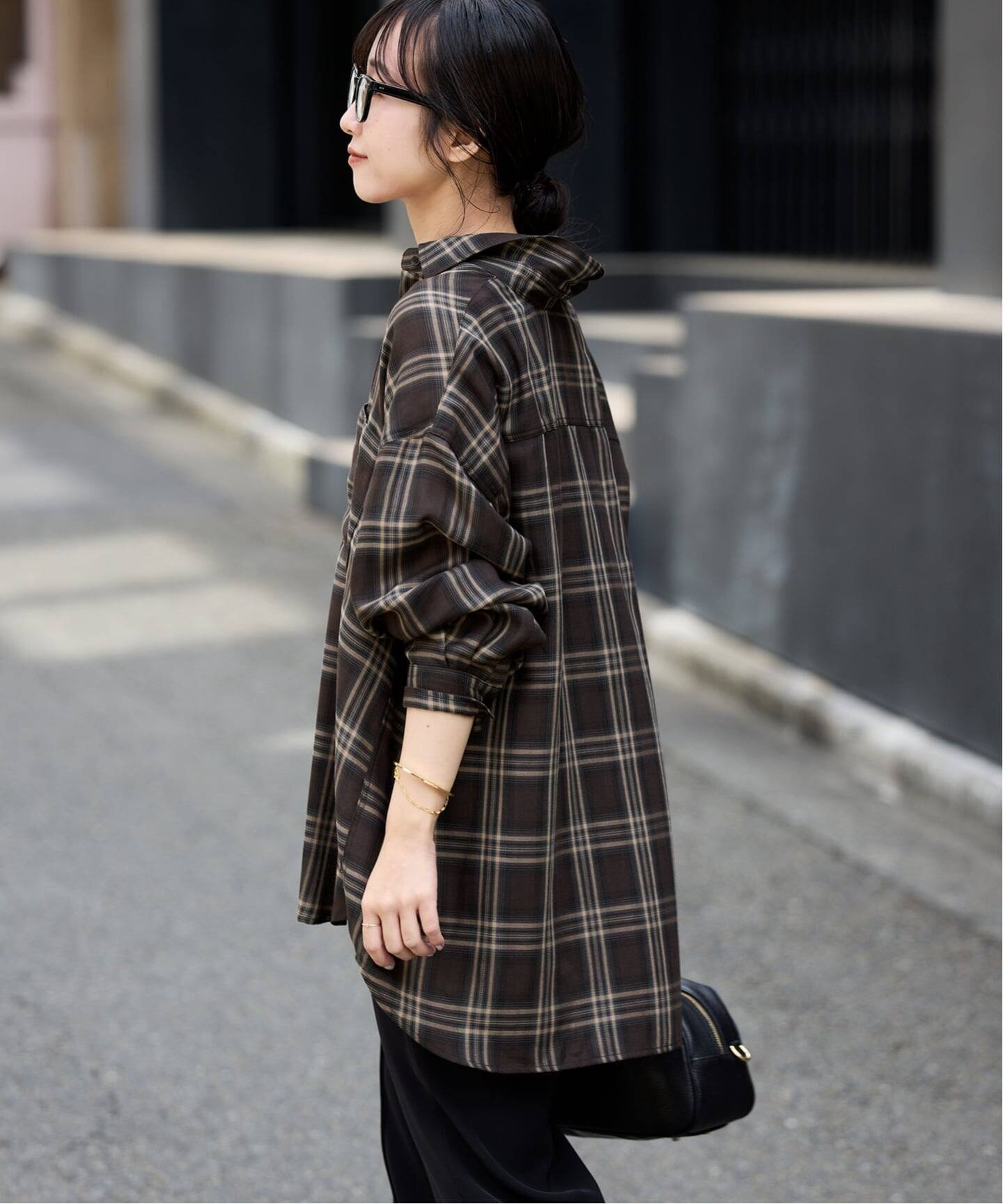 SLOBE IENA｜ビエラチェックルーズシャツ | Rakuten Fashion(楽天