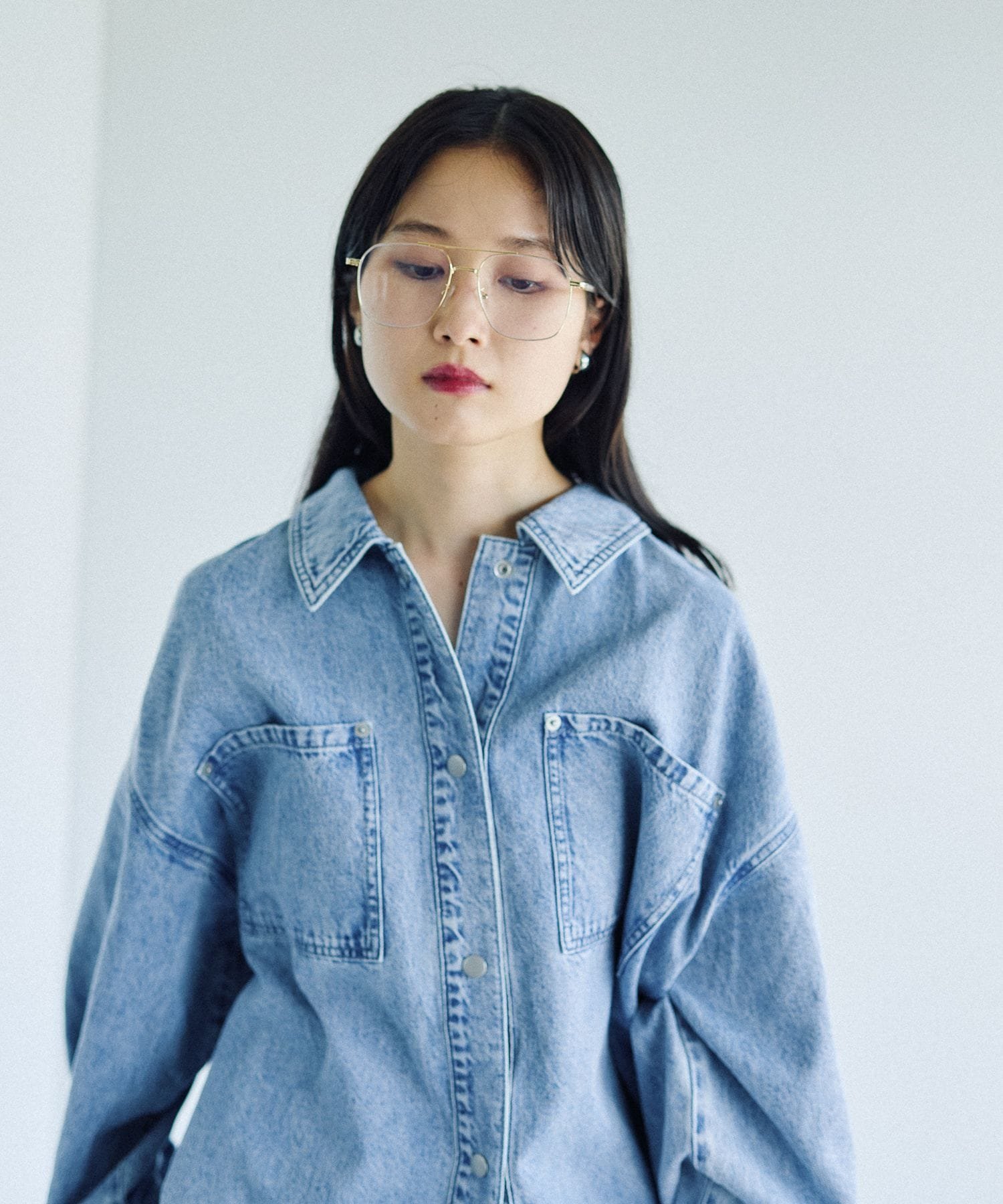 LEPSIM｜フリンジパッチ/BIGデニムシャツ | Rakuten Fashion(楽天