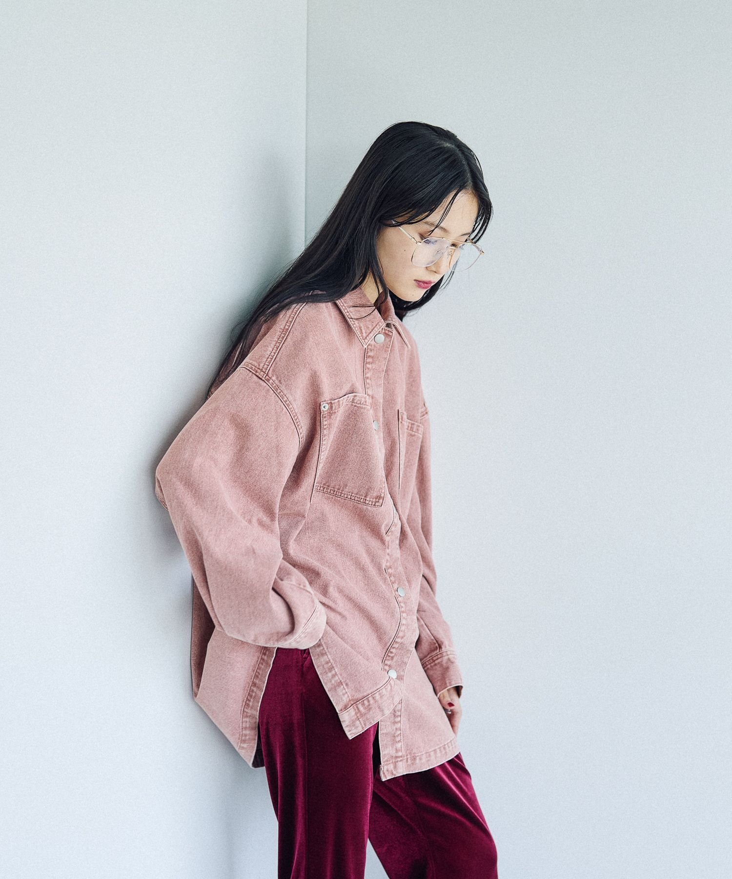 LEPSIM｜フリンジパッチ/BIGデニムシャツ | Rakuten Fashion(楽天