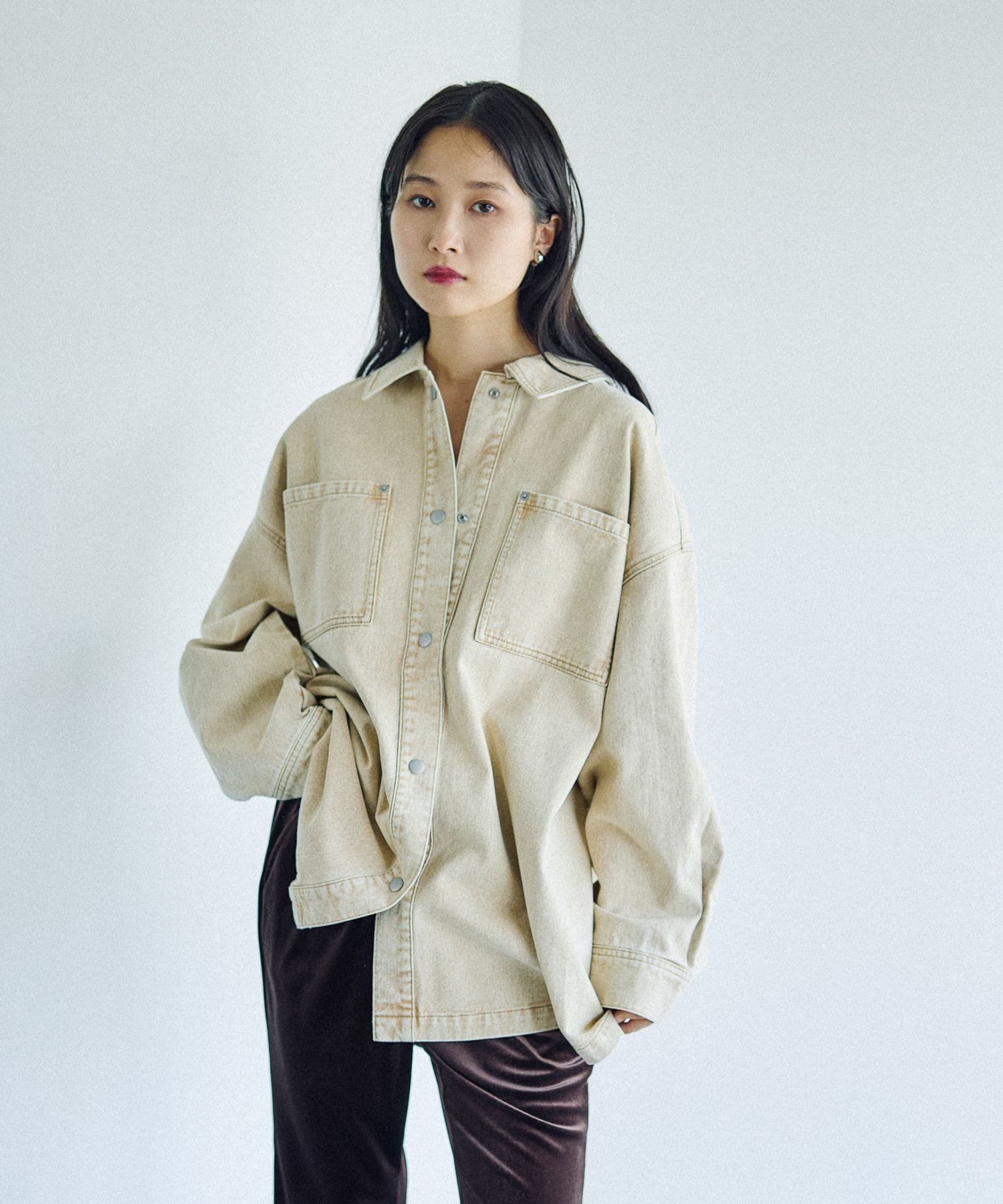 LEPSIM｜フリンジパッチ/BIGデニムシャツ | Rakuten Fashion(楽天