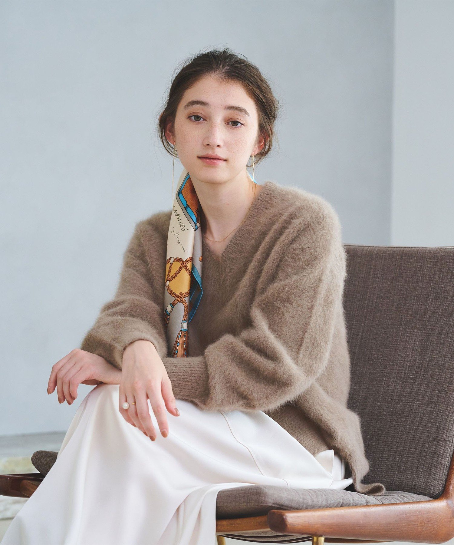 UNITED ARROWS｜フォックスカシミヤ Vネック ニット | Rakuten Fashion