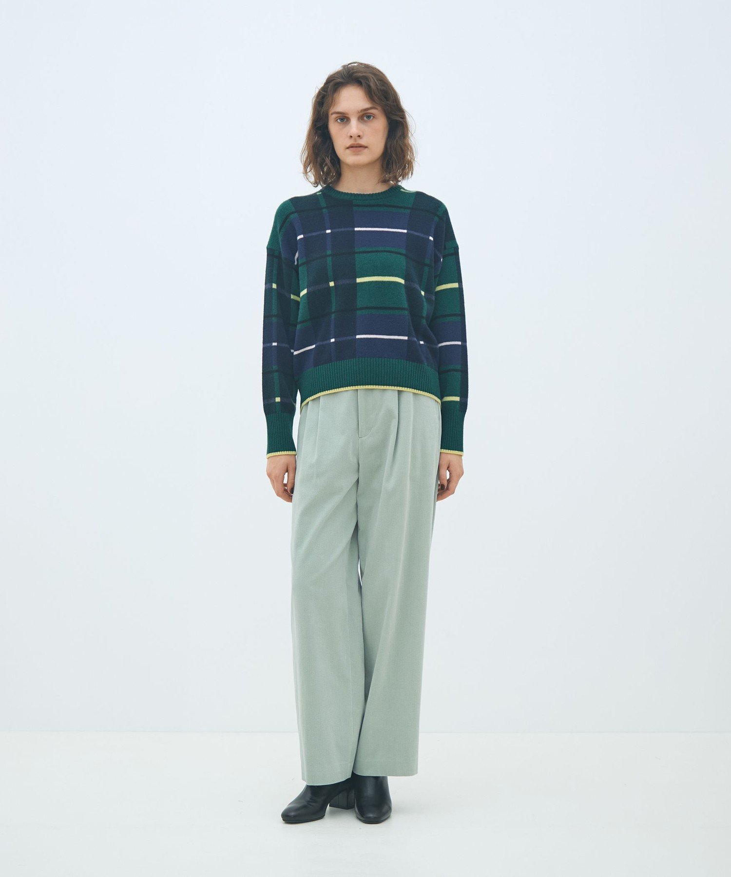 TOMORROWLAND｜NZ LAMBS プリント クルーネックプルオーバー | Rakuten