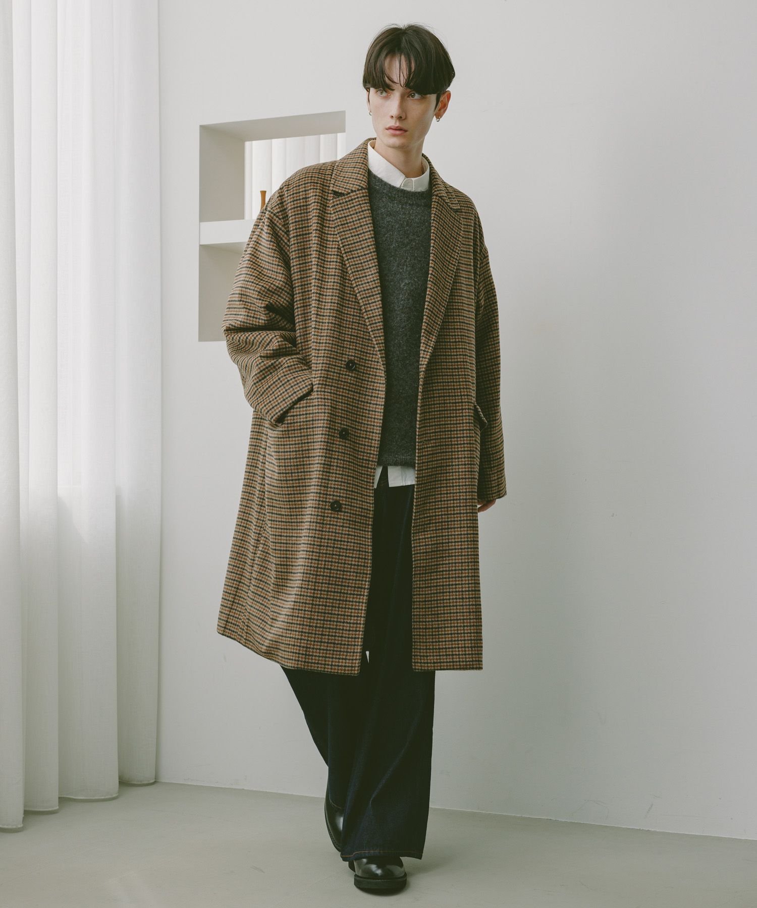 RAGEBLUE｜チェック柄/オーバーチェスターコート | Rakuten Fashion