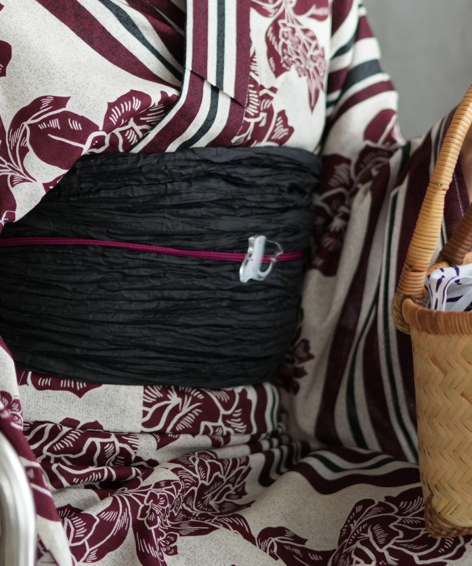 utatane｜ニコアンティーク 高級変わり織 浴衣3点セット 大正浪漫