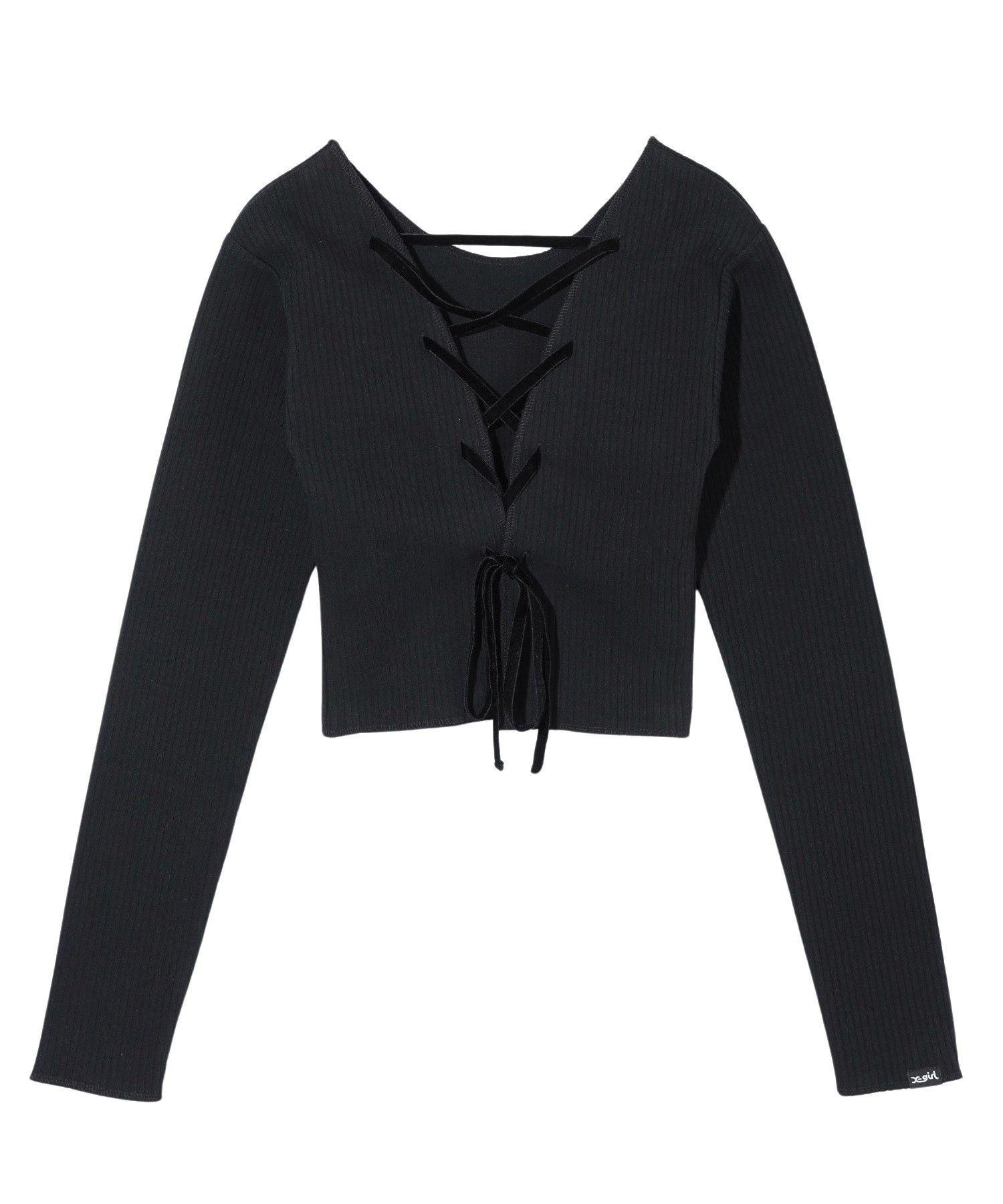 X-girl｜2WAY LACE UP TOP | Rakuten Fashion(楽天ファッション／旧