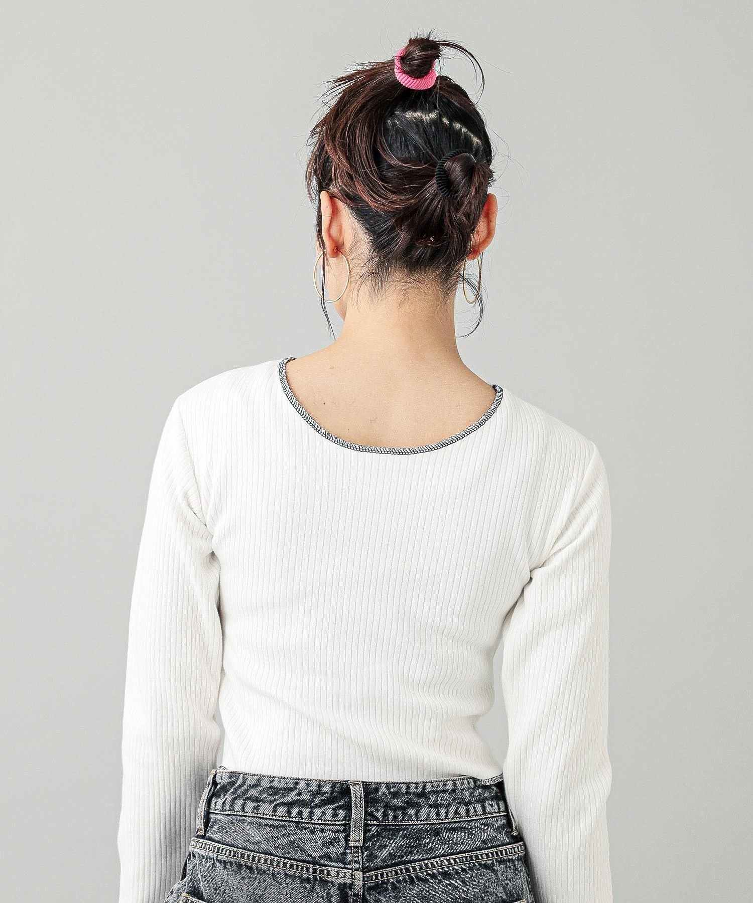 X-girl｜2WAY LACE UP TOP | Rakuten Fashion(楽天ファッション／旧