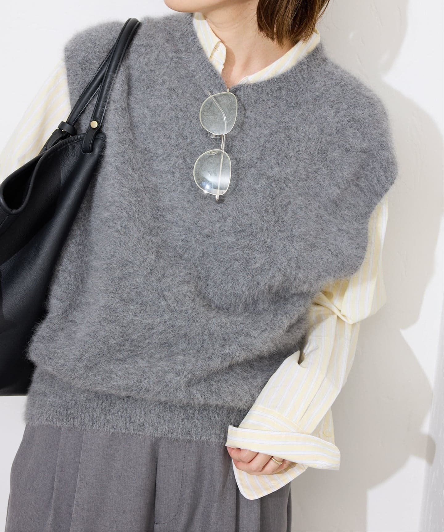 SLOBE IENA｜フォックスアルパカ ニットベスト | Rakuten Fashion(楽天