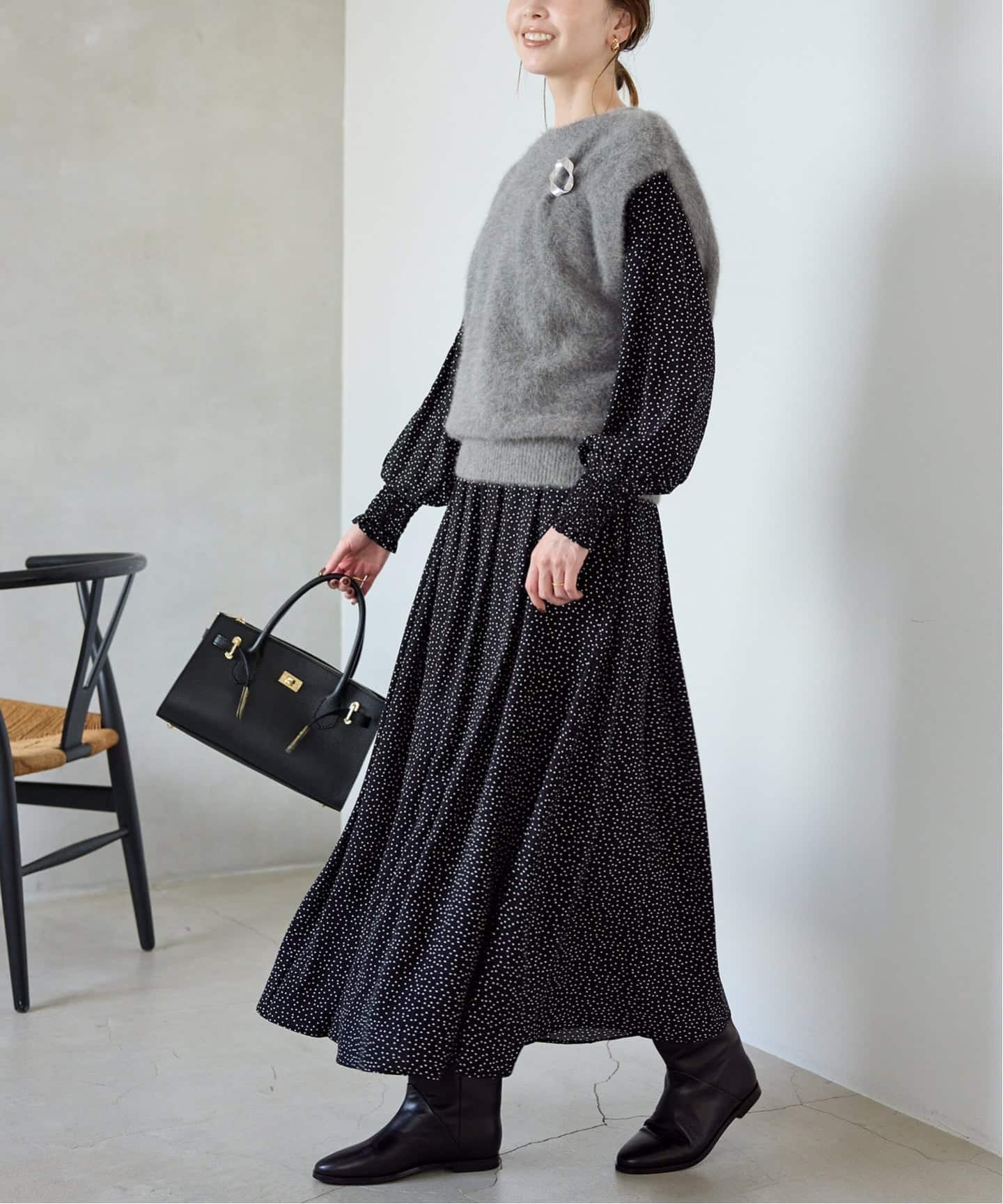 SLOBE IENA｜フォックスアルパカ ニットベスト | Rakuten Fashion(楽天