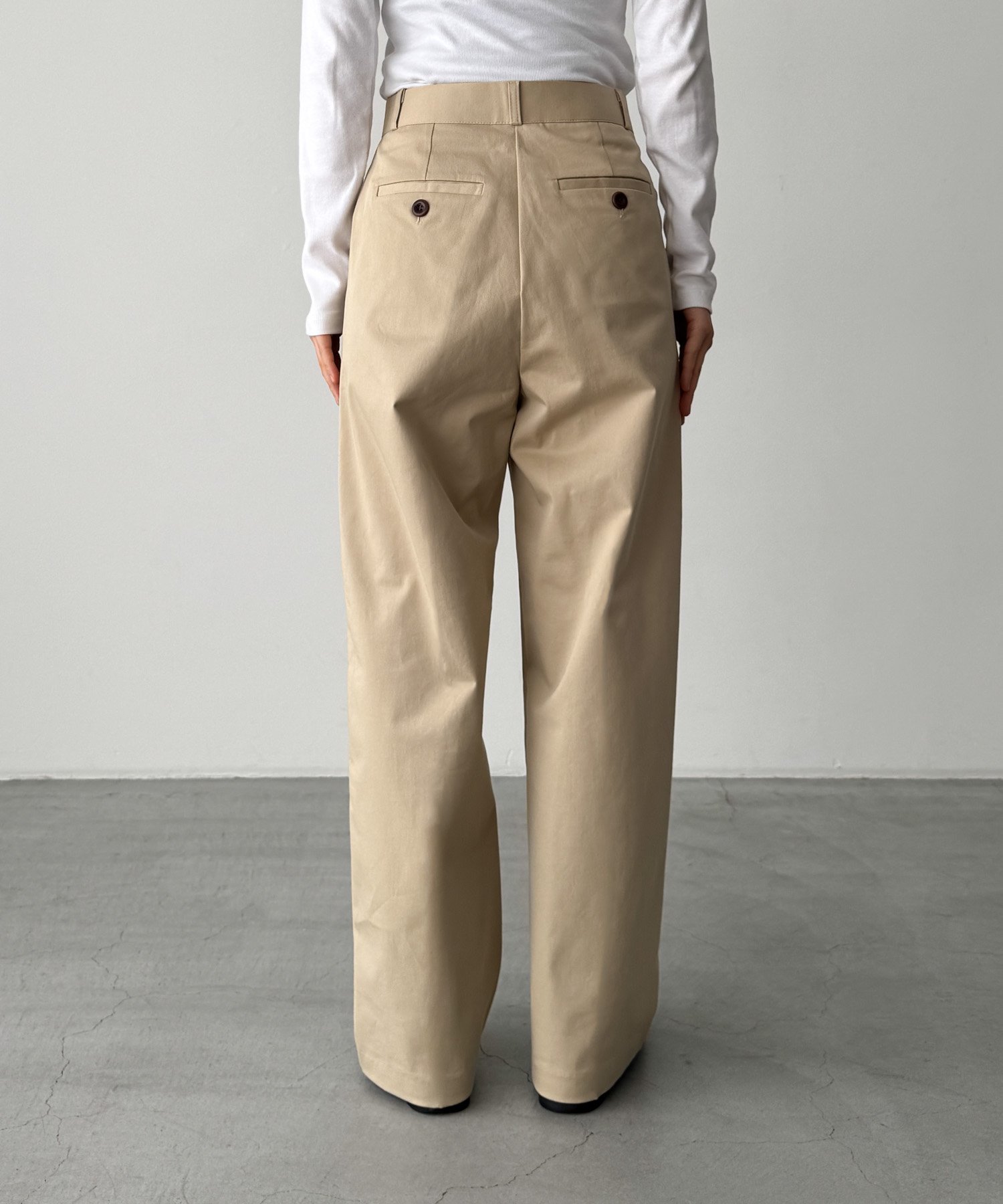 CANAL JEAN｜HARING クラシックタックパンツ | Rakuten Fashion(楽天