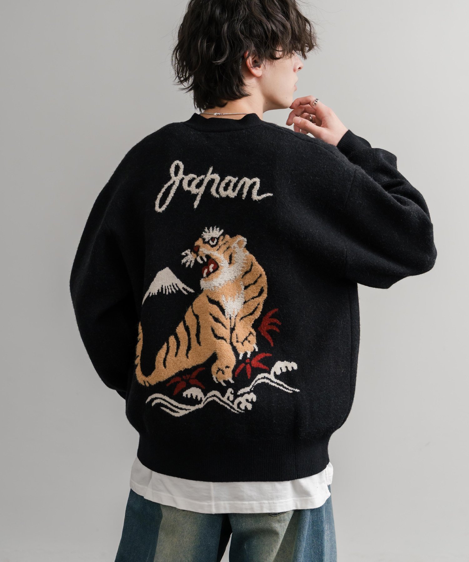 MUVEIL タイガー 虎 カーディガン ニット MUVEIL（ミュベール）の