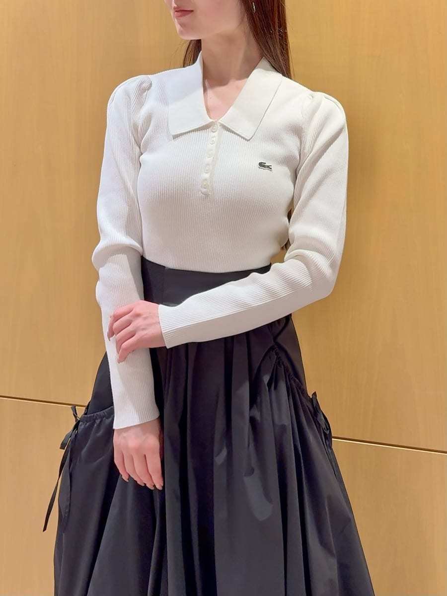 SNIDEL｜LACOSTE/ポロリブニット | Rakuten Fashion(楽天ファッション