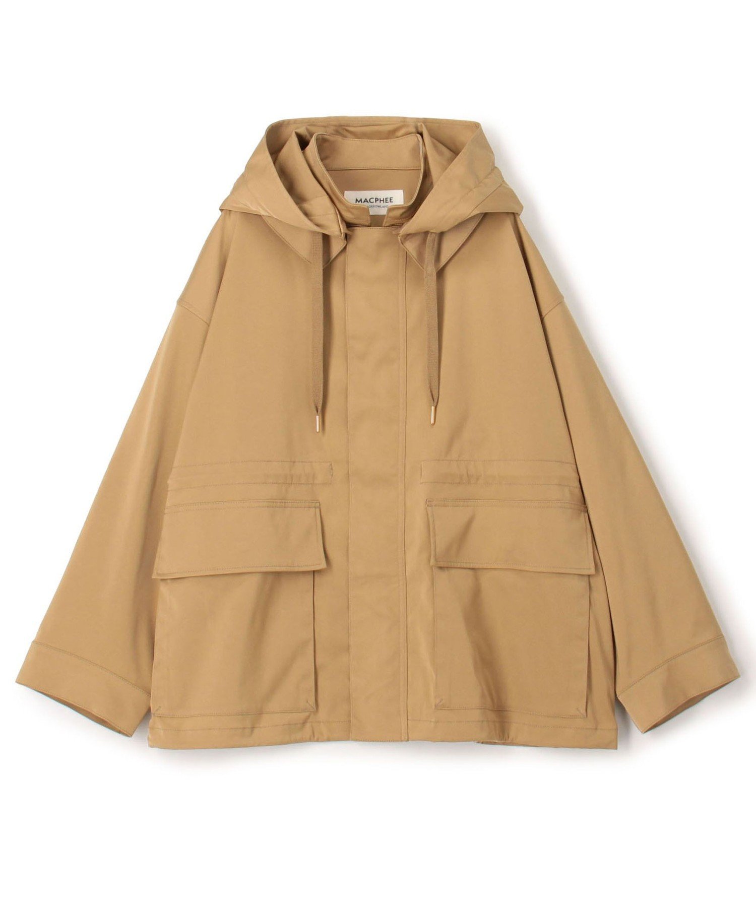 TOMORROWLAND｜ダブルサテン フーディーブルゾン | Rakuten Fashion