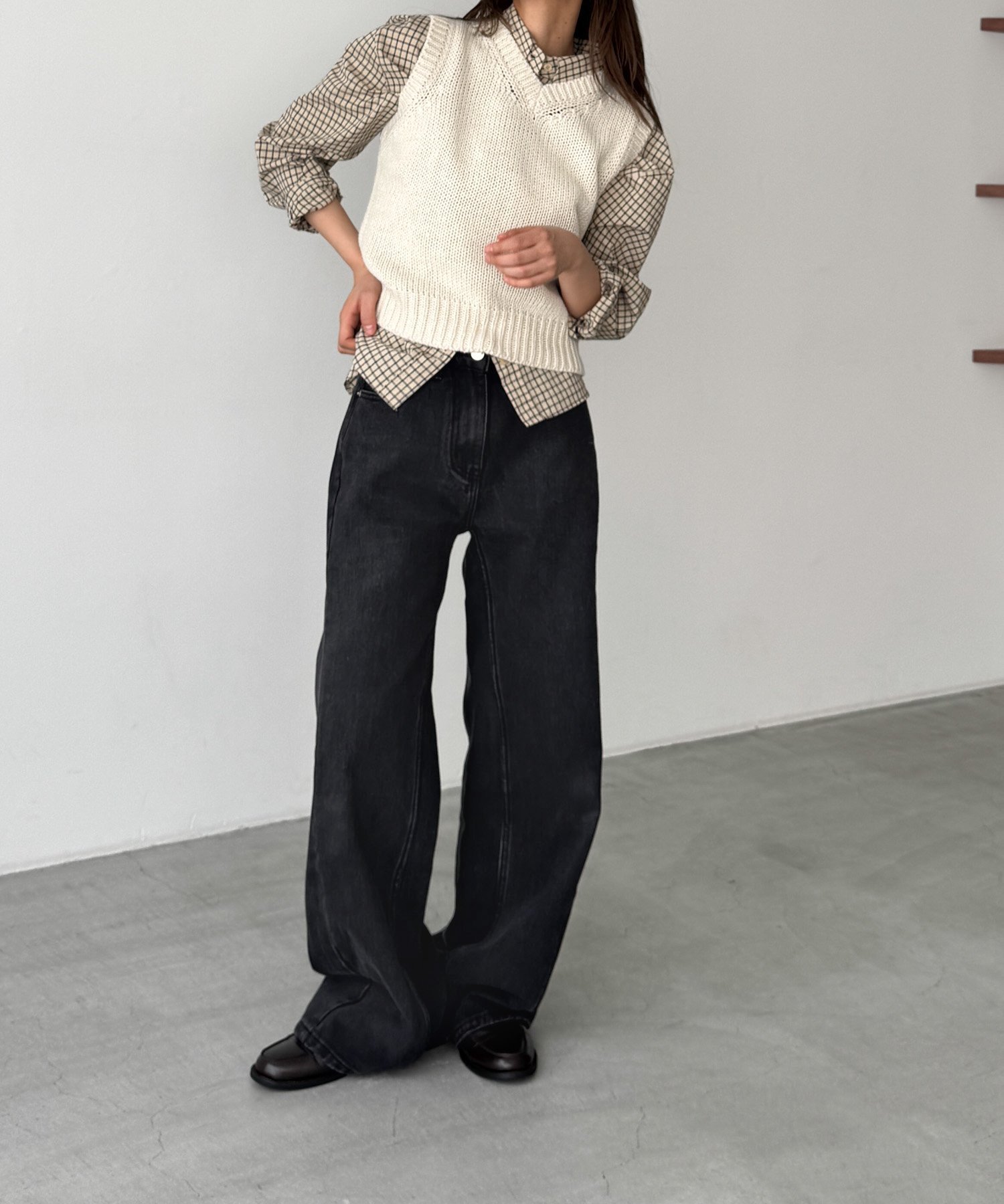 CANAL JEAN｜OUVIR SKEWデニムパンツ | Rakuten Fashion(楽天