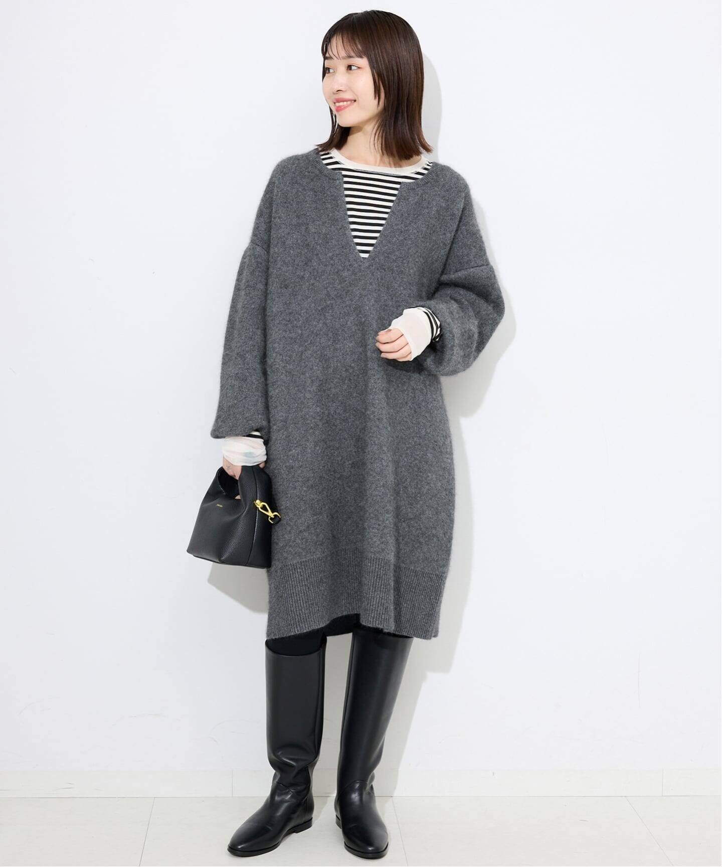 SLOBE IENA｜《追加》ウォッシャブルファーリーミニワンピース