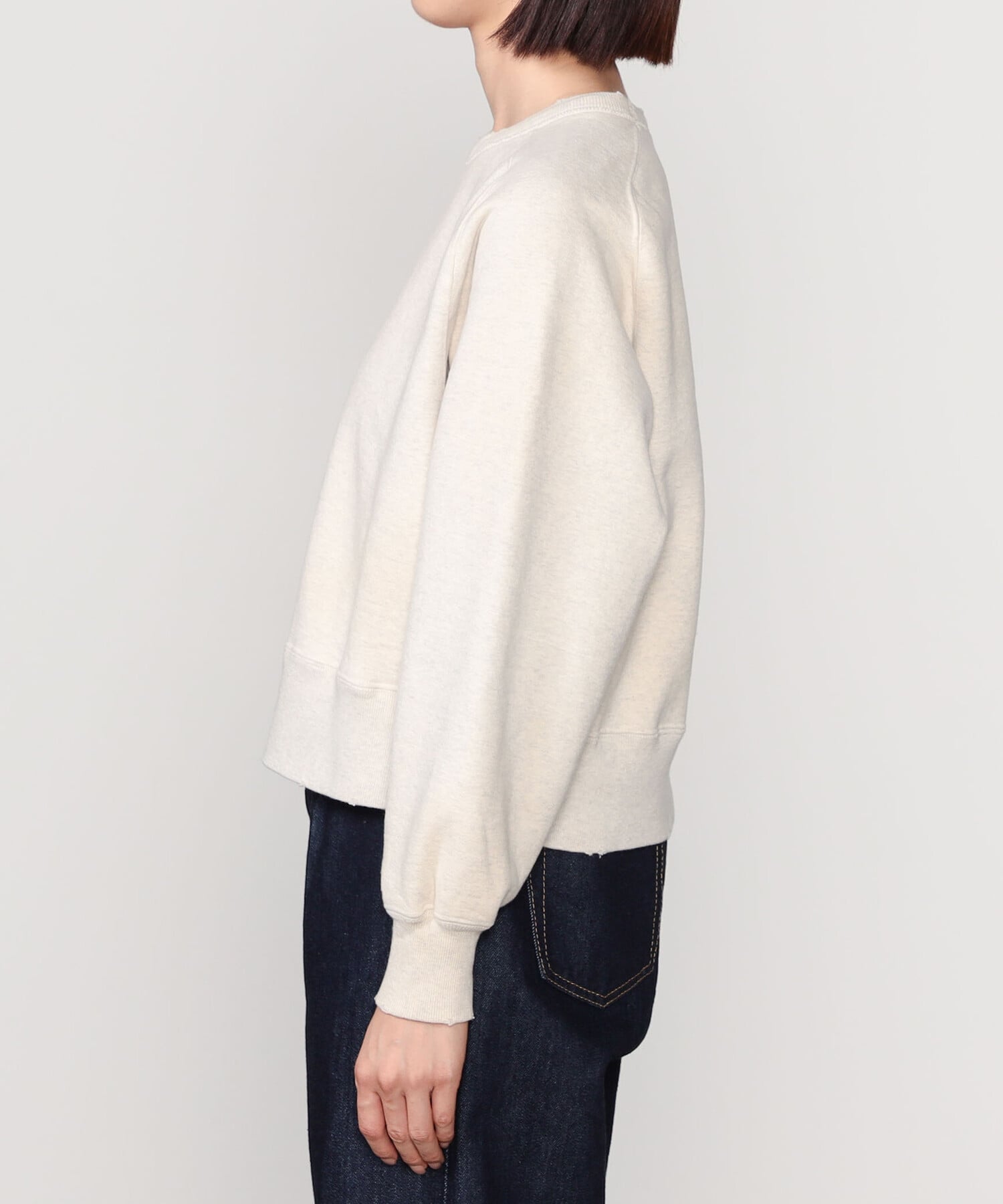 キョロ坊 専用WHITESVILLE ダメージ クルーネックスウェット セール