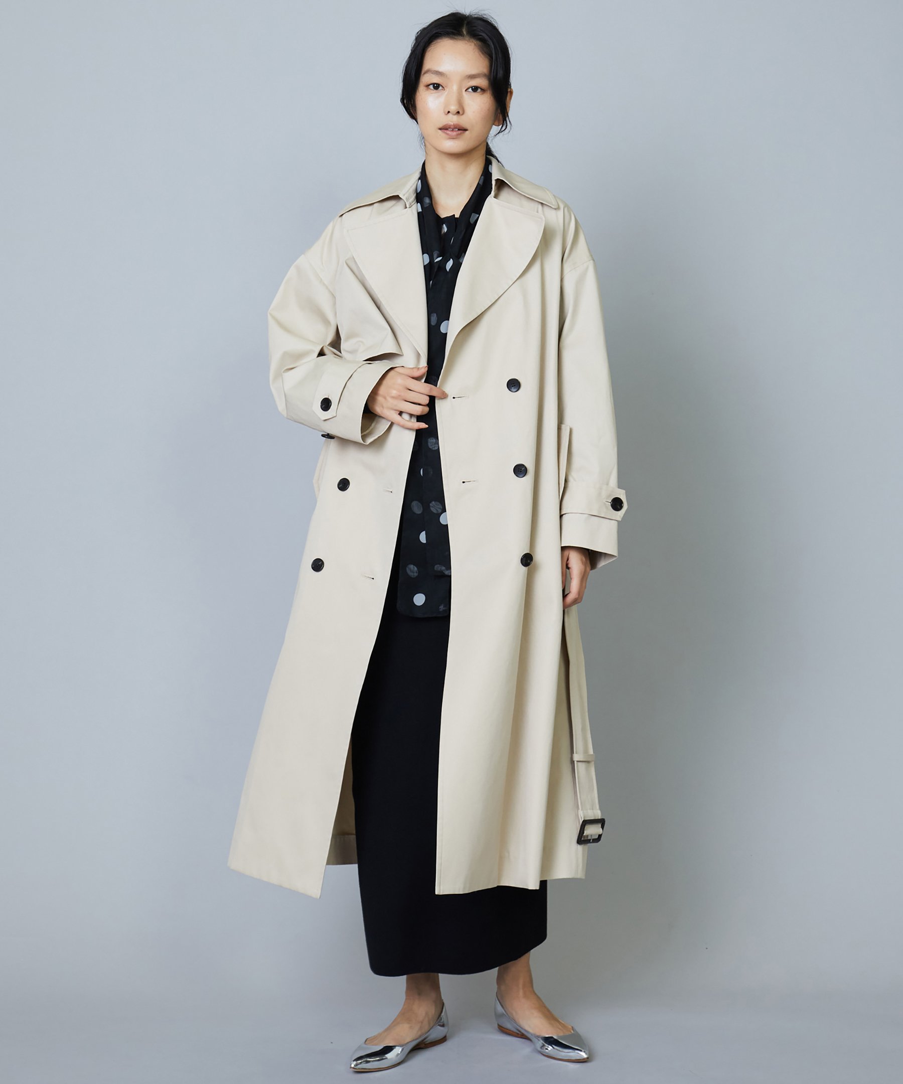 1er Arrondissement｜コットンギャバトレンチコート | Rakuten Fashion