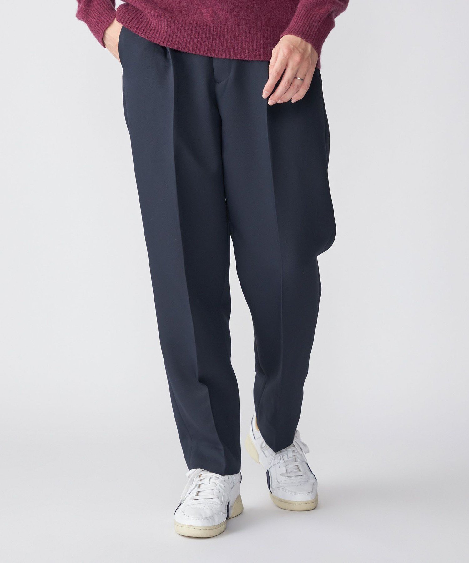 SHIPS｜SHIPS: トリプルクロス ワンタック ワイド テーパード パンツ