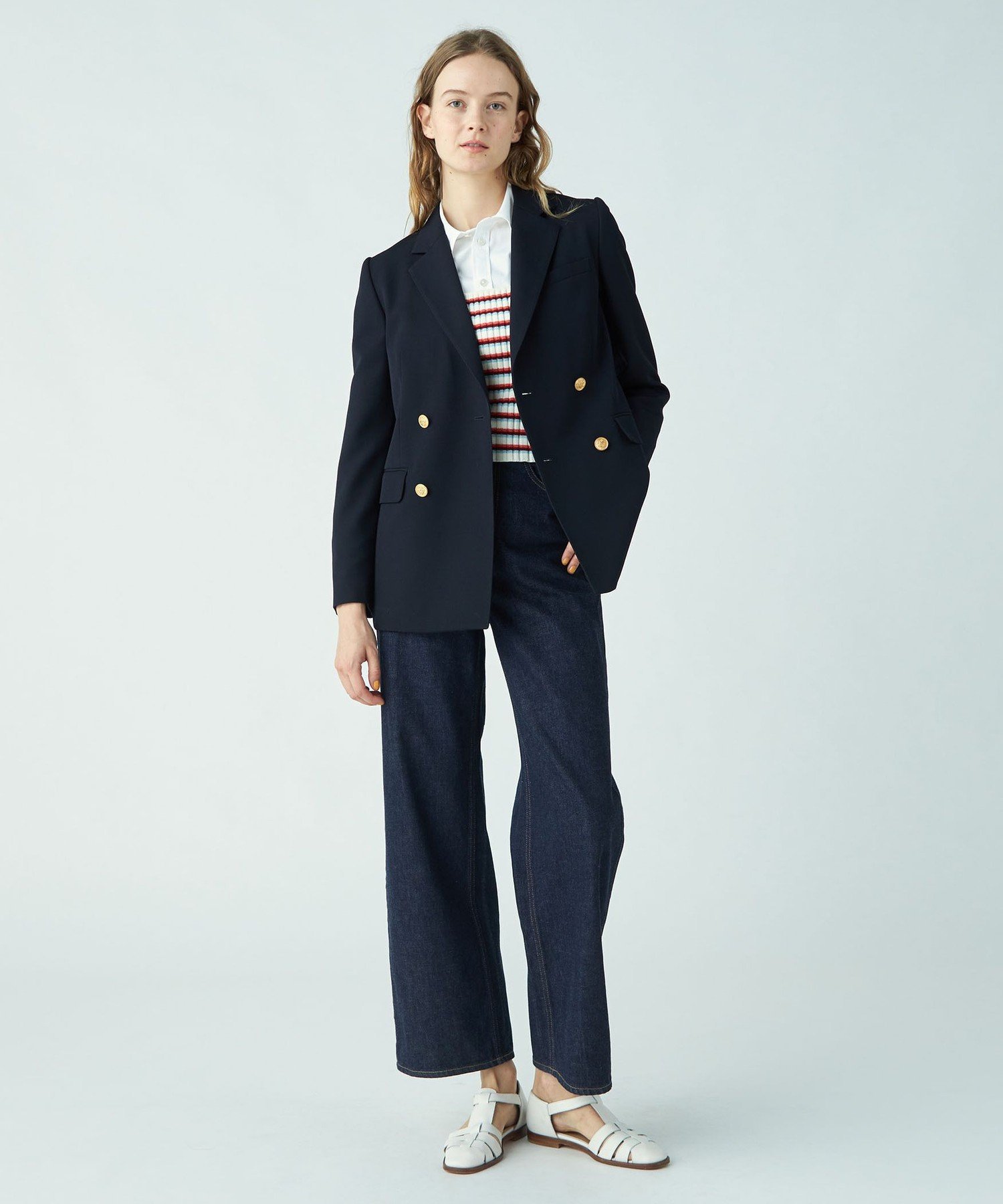 TOMORROWLAND｜ビンテージギャバジン ダブルブレストジャケット