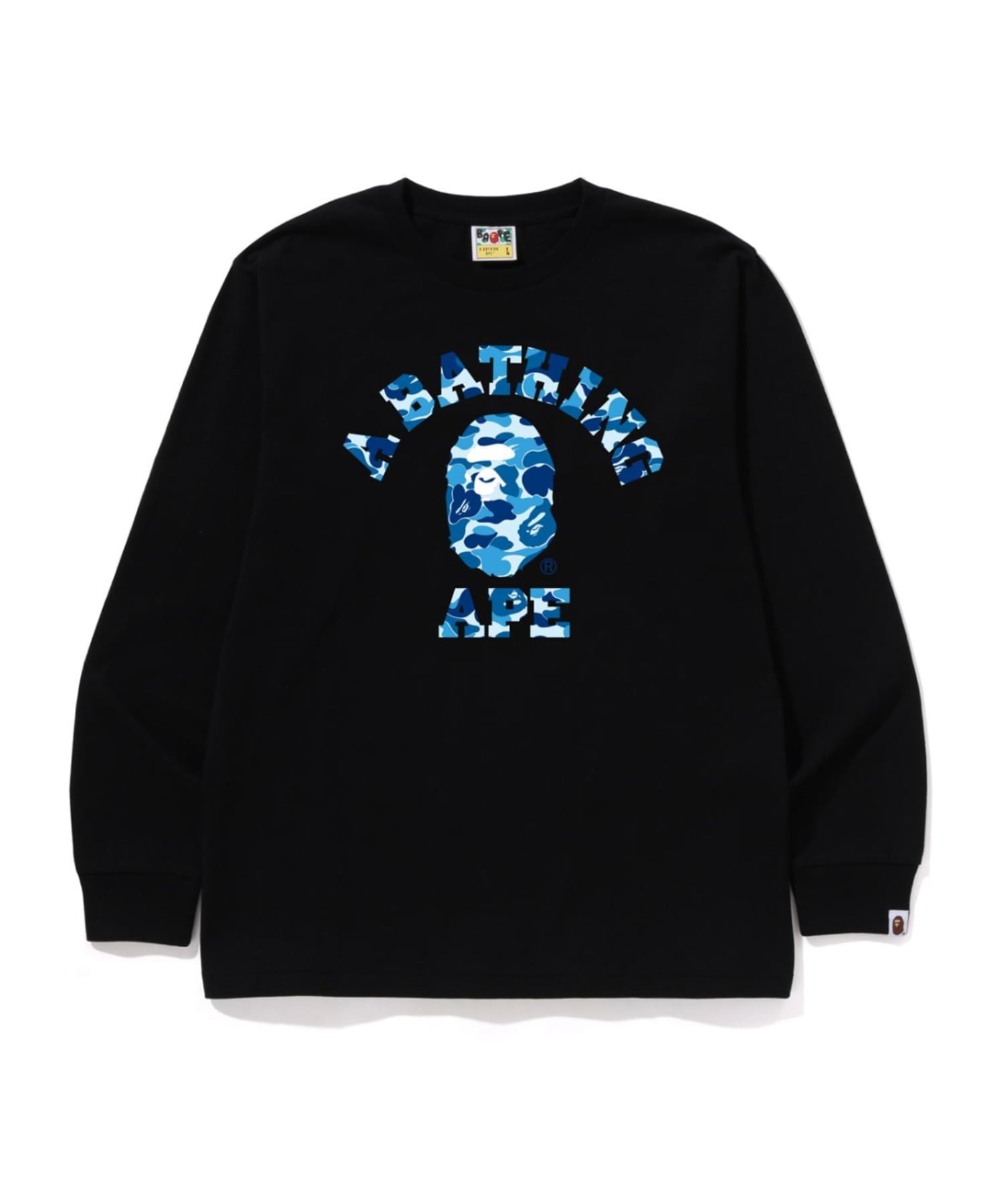 A BATHING APE｜ABC CAMO COLLEGE LS TEE | Rakuten Fashion(楽天