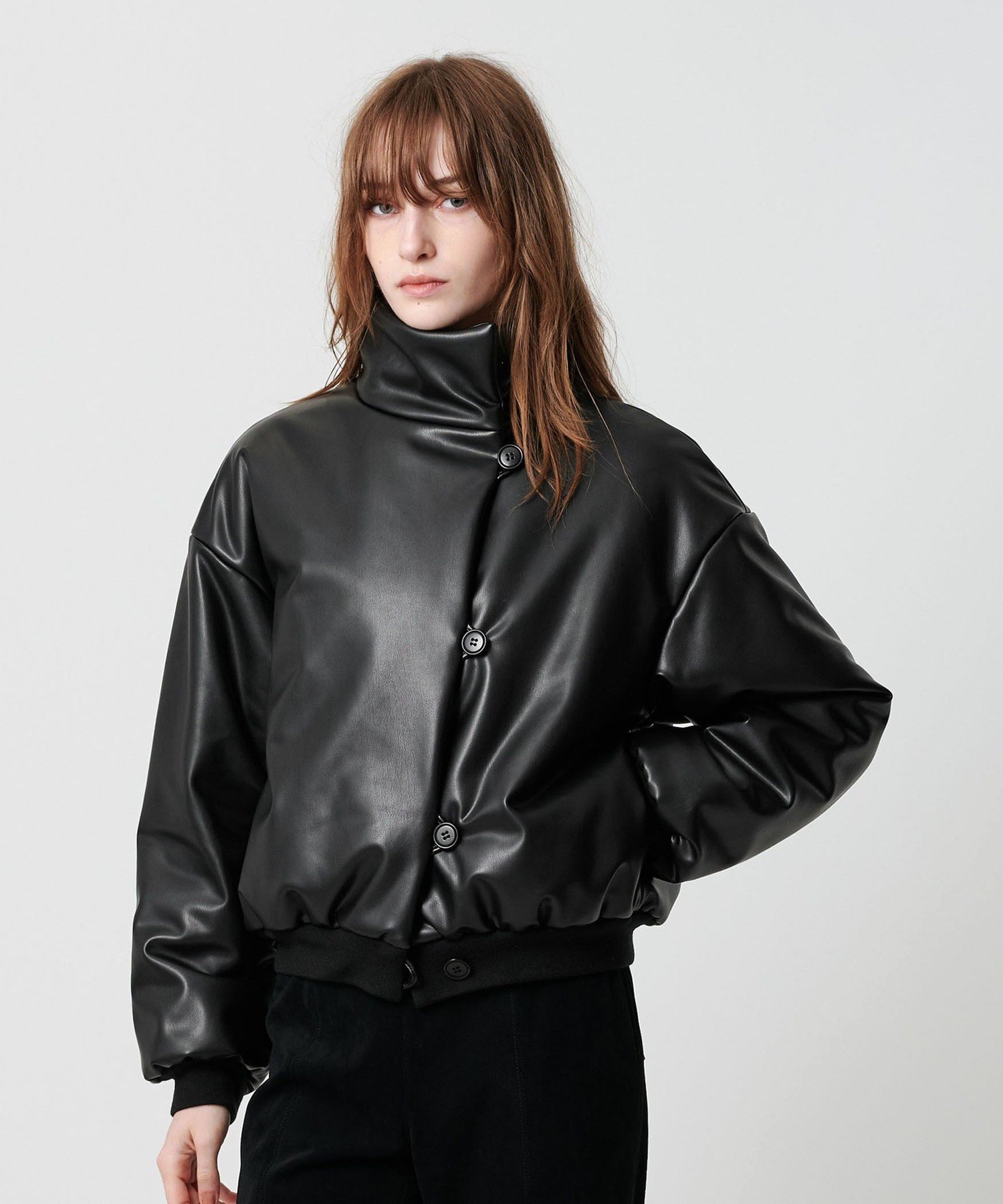 united arrows レザーライクブルゾン　38 BEAUTY&YOUTH UNITED ARROWS｜<ATTISESSION>レザーライク ブルゾン