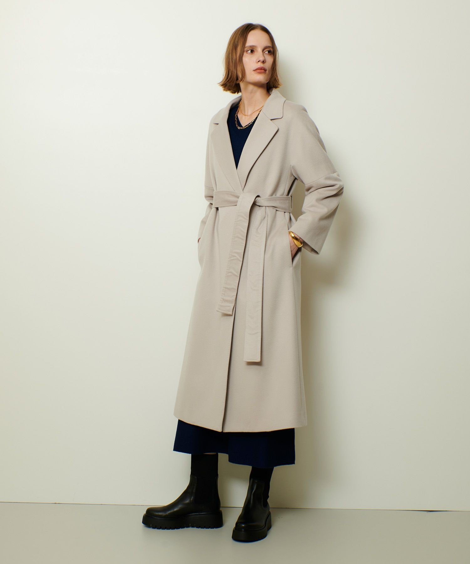 allureville｜WEB限定 カシミヤビーバーコート | Rakuten Fashion(楽天