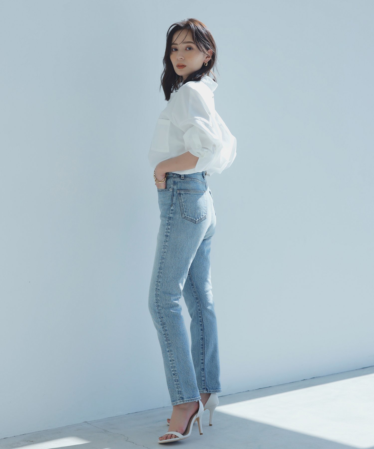 anuans｜Slim straight denim | Rakuten Fashion(楽天ファッション／旧