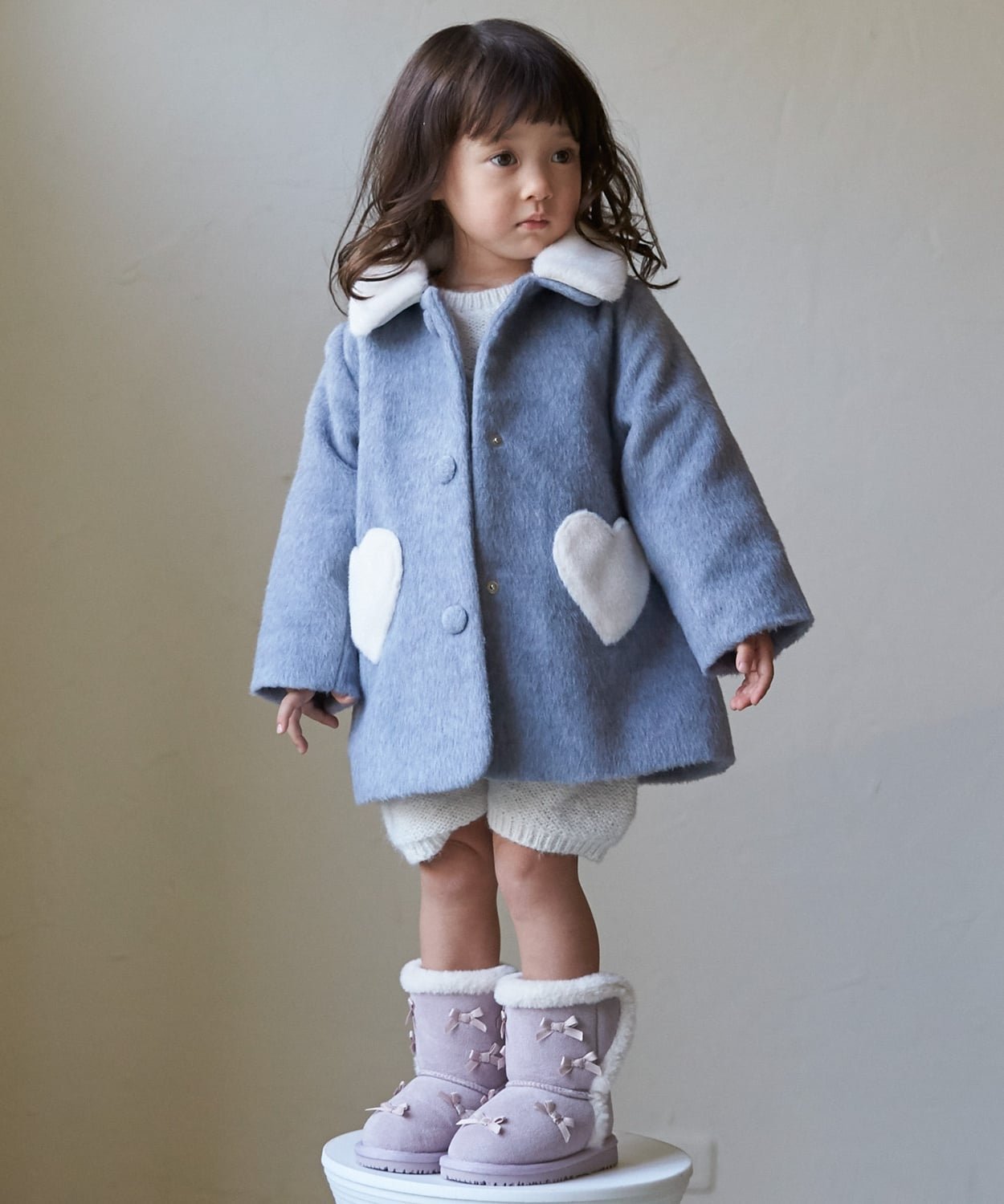 NARUMIYA ONLINE｜【洗える】ファー衿ハートポケットコート | Rakuten