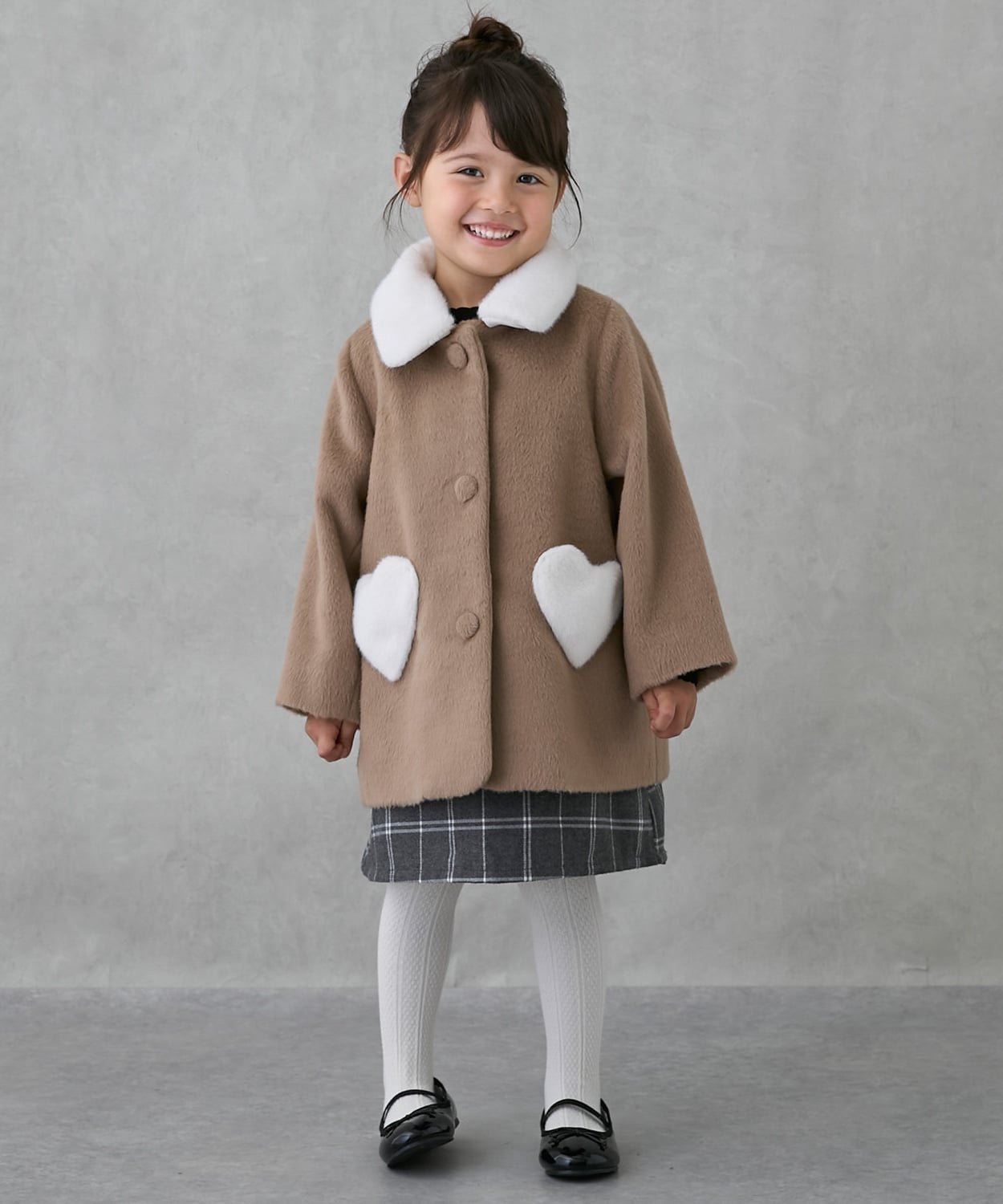 楽天市場】プティマイン コート（カラーベージュ）（キッズ・ベビー