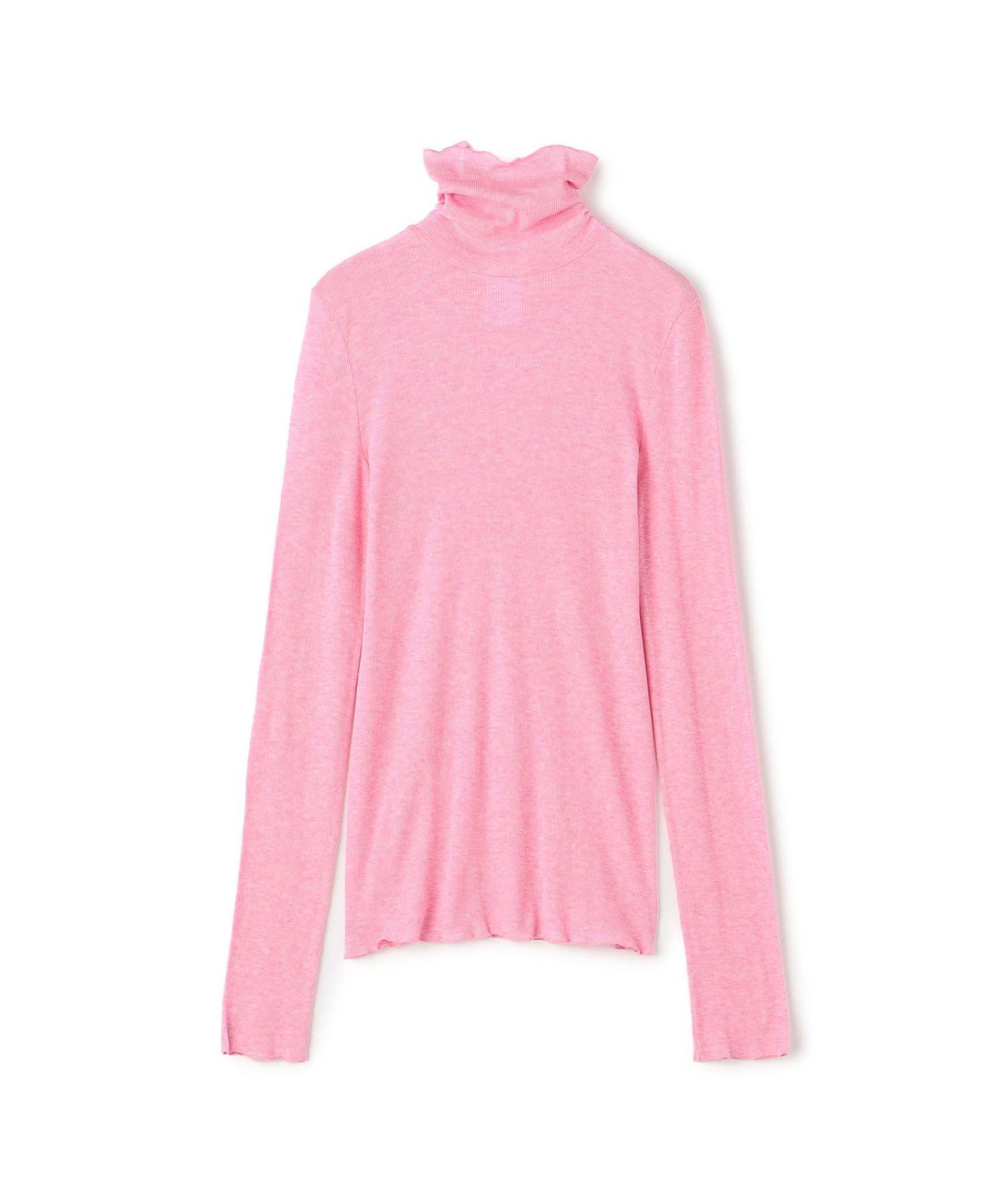 TOMORROWLAND｜コットンシルクリブ タートルネックプルオーバー