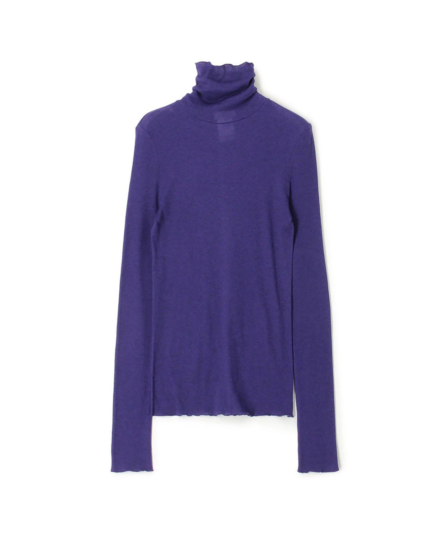 TOMORROWLAND｜コットンシルクリブ タートルネックプルオーバー