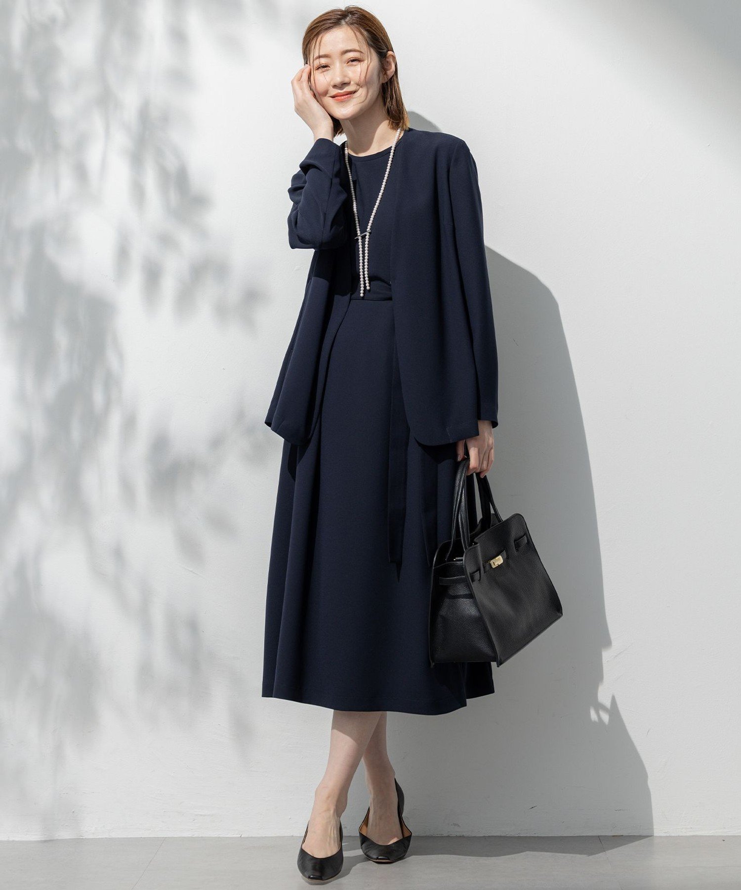 23区｜【洗える/吸水速乾/UVカット/接触冷感】ストレッチジョーゼット