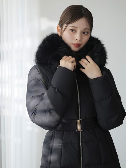 SNIDEL｜【00サイズあり】スタイルアップフレンチダウンロングコート