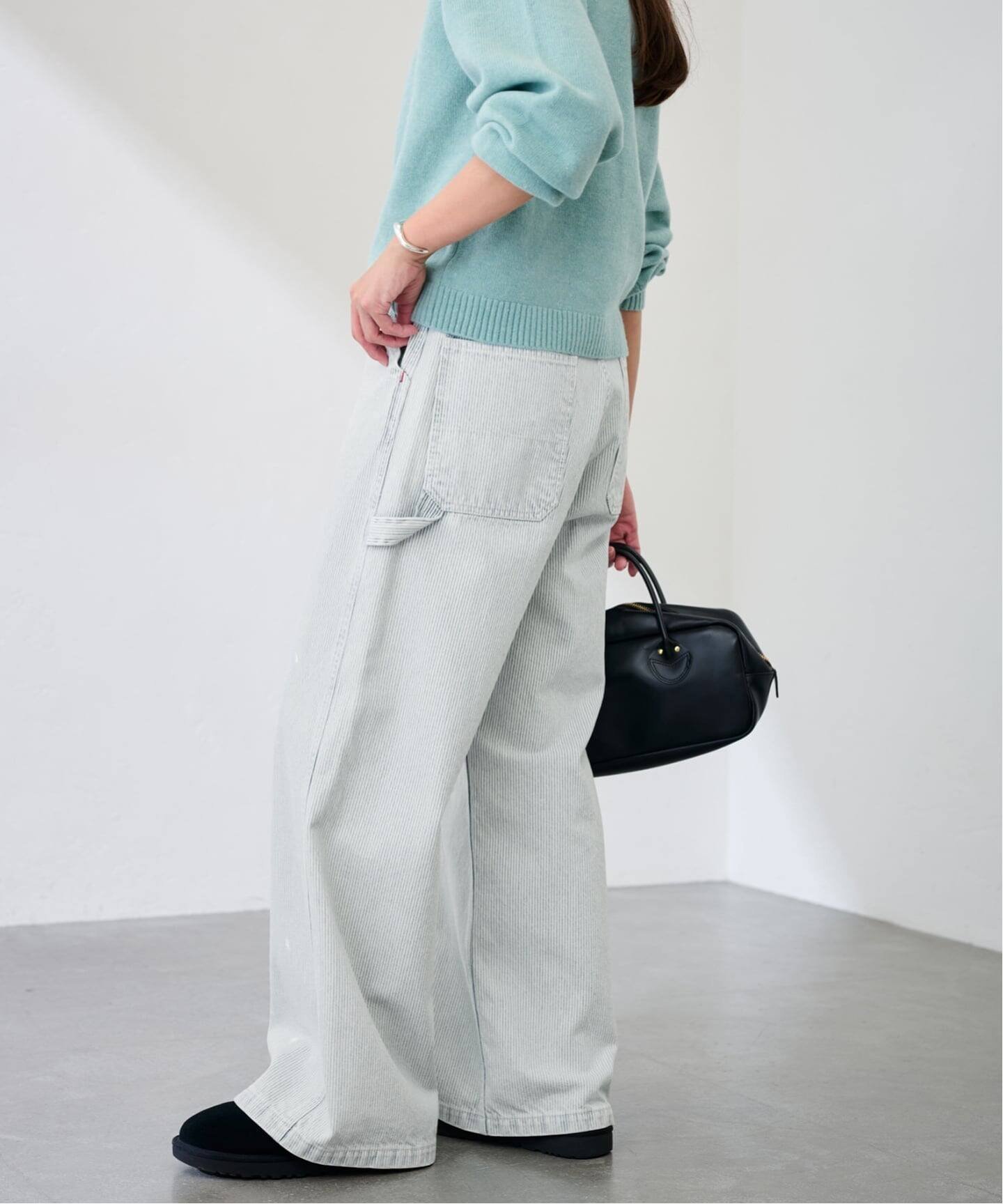 FRAMeWORK｜ブリーチリペアヒッコリーパンツ | Rakuten Fashion(楽天