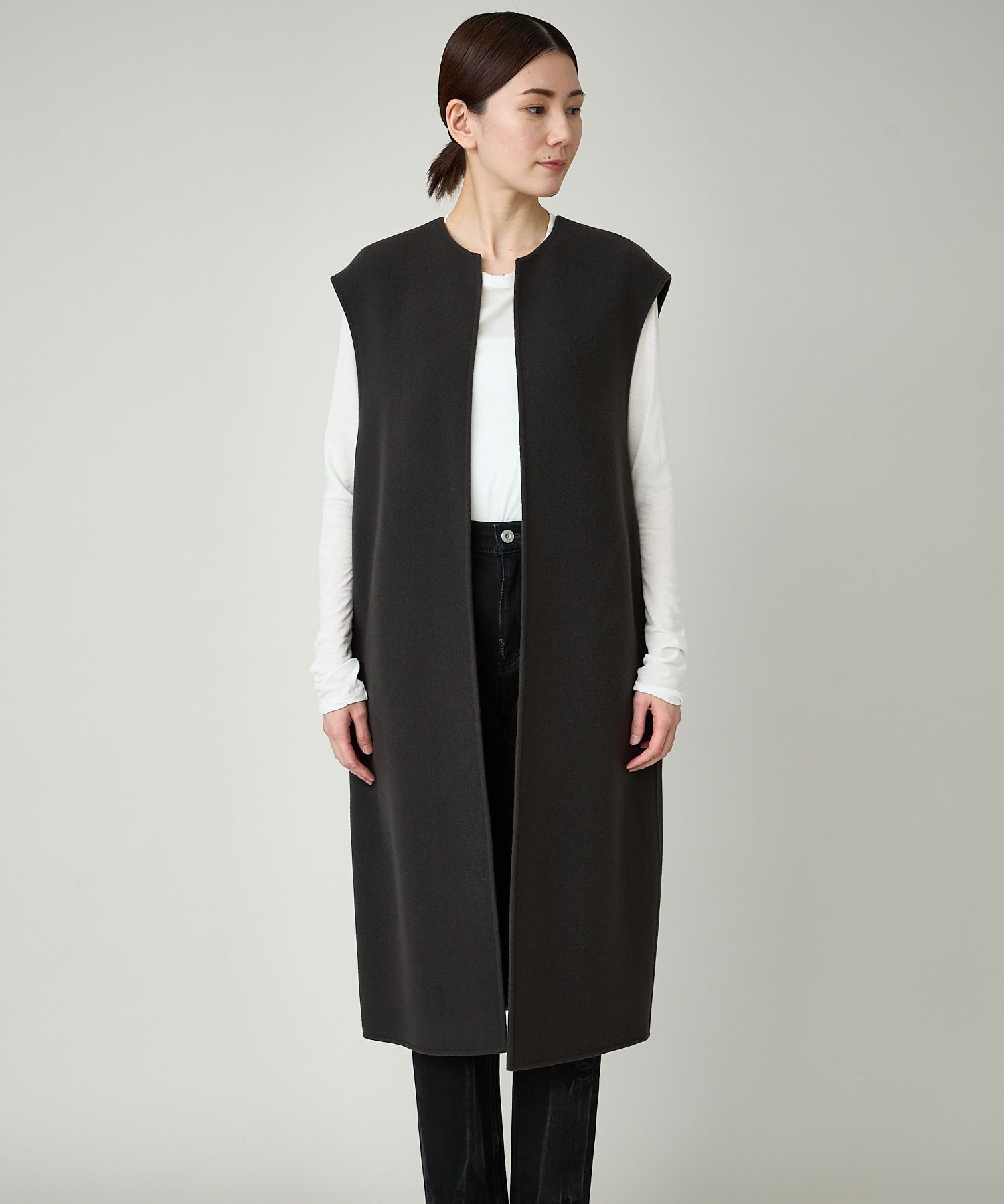 Curensology｜マンテコリバーロングベスト | Rakuten Fashion(楽天