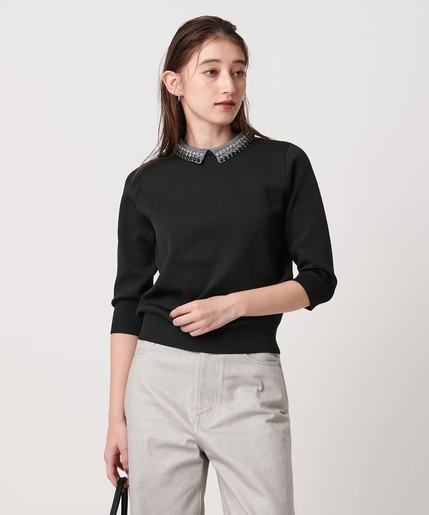 UNITED ARROWS｜ビジューカラー 2WAY ニット | Rakuten Fashion(楽天