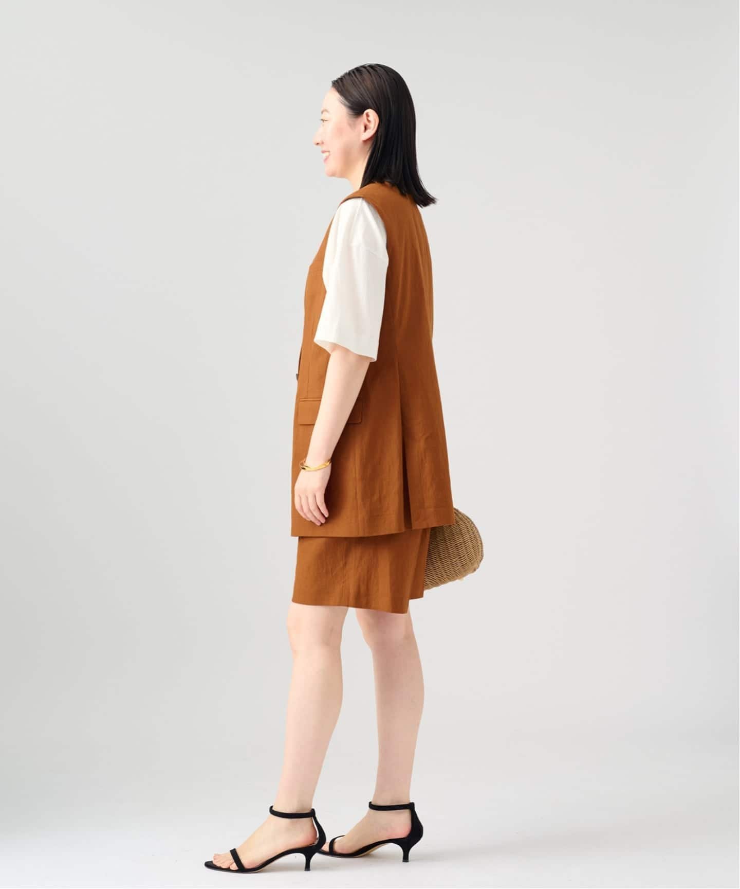 VERMEIL par iena｜《予約》Clean Linen ベスト | Rakuten Fashion