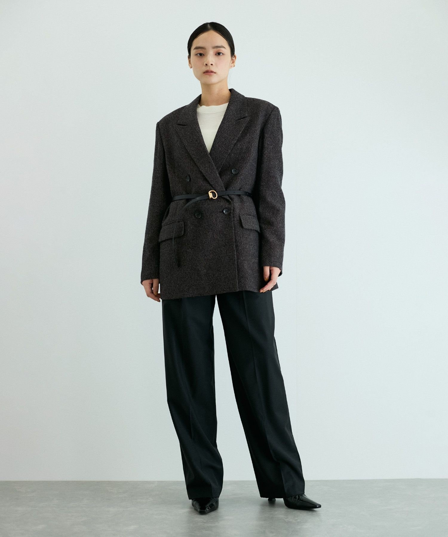 ADAM ET ROPE'｜ウールネップテーラードジャケット | Rakuten Fashion