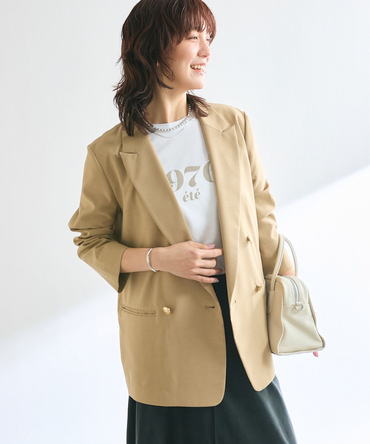 RIVE DROITE｜【オンオフ着れる】ライトピークドラペルジャケット